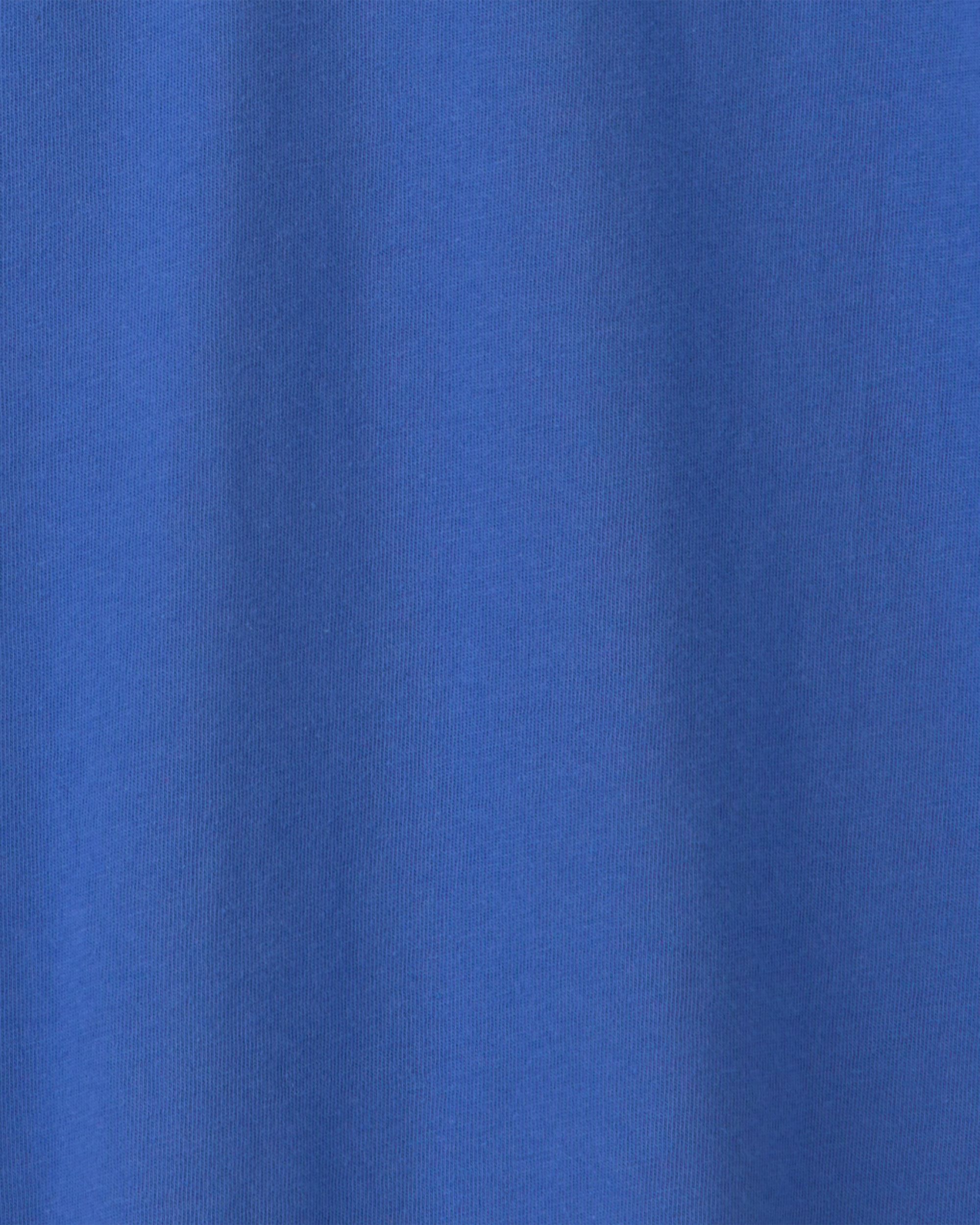 Boys Long-Sleeve Henley T-Shirt - Blue - Image 3