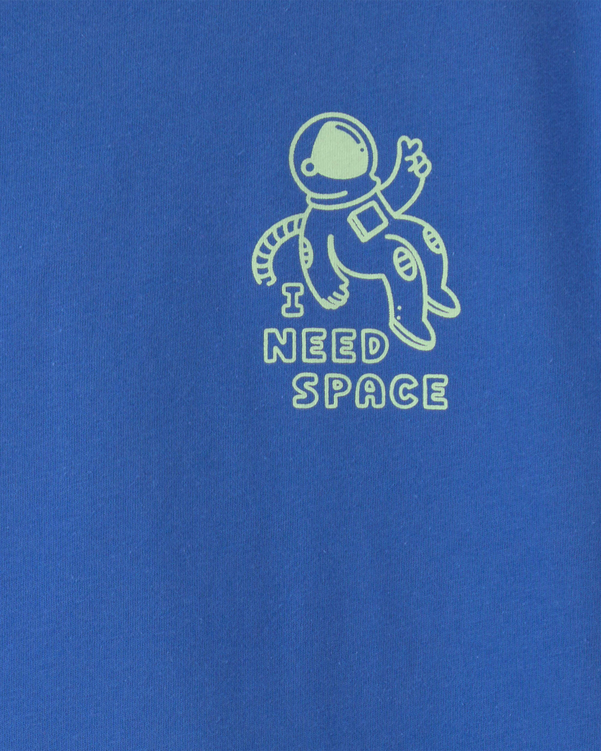 Boys Space Graphic Tee - Blue - Image 5