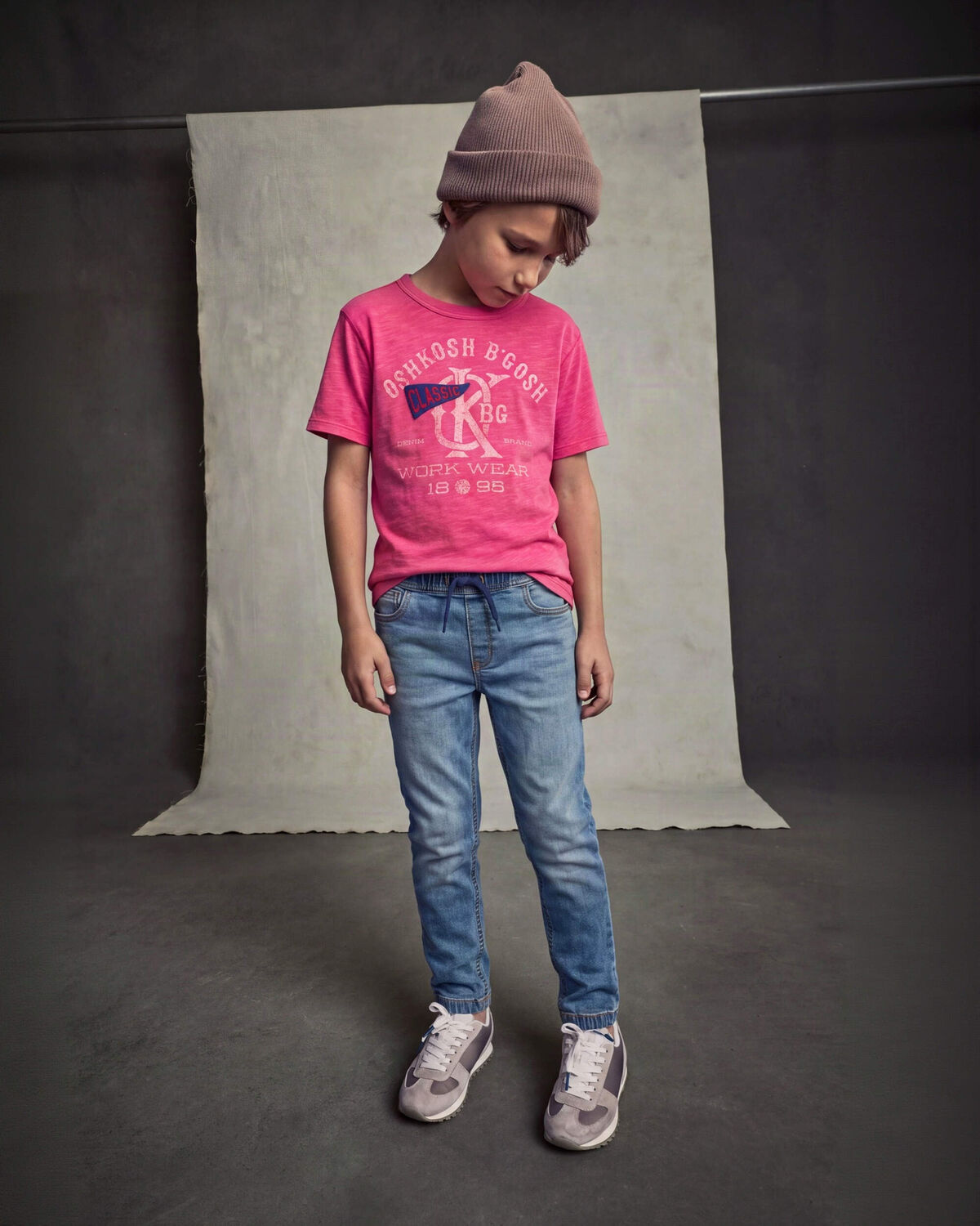 Boys 'Oshkosh B'Gosh Work Wear' Graphic Tee - Red - Image 3
