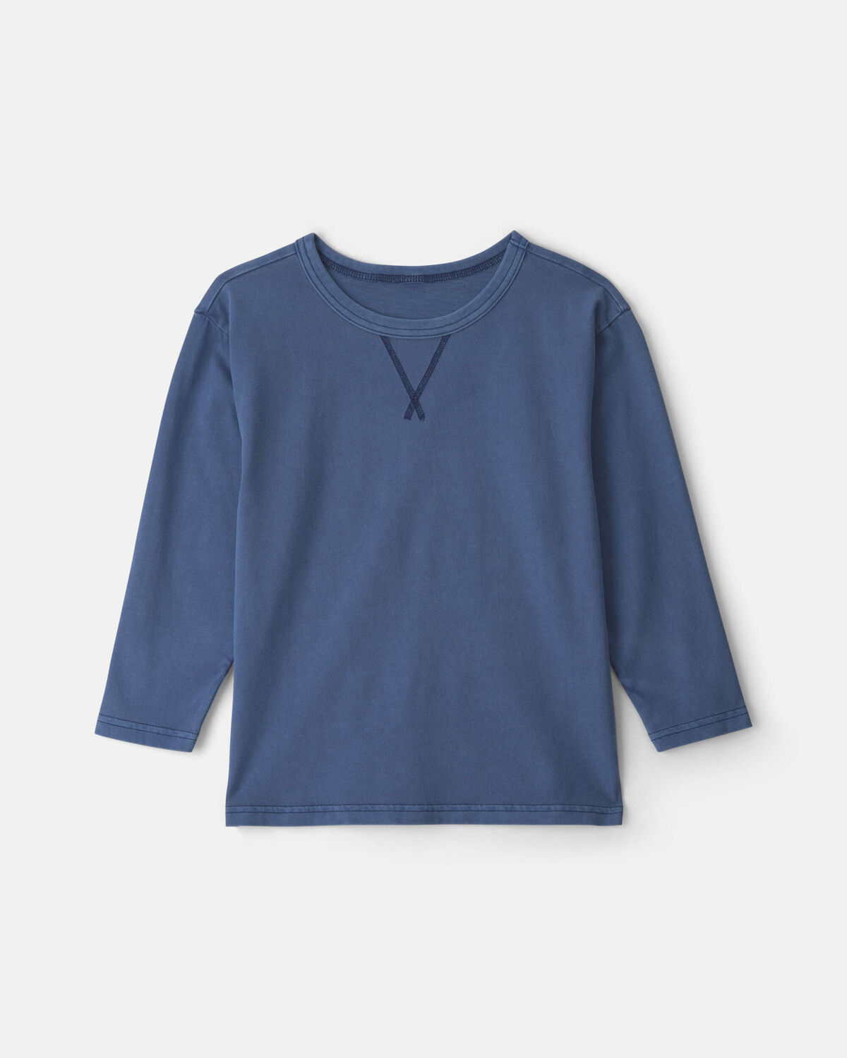 Boys Long-Sleeve T-Shirt - Navy Blue