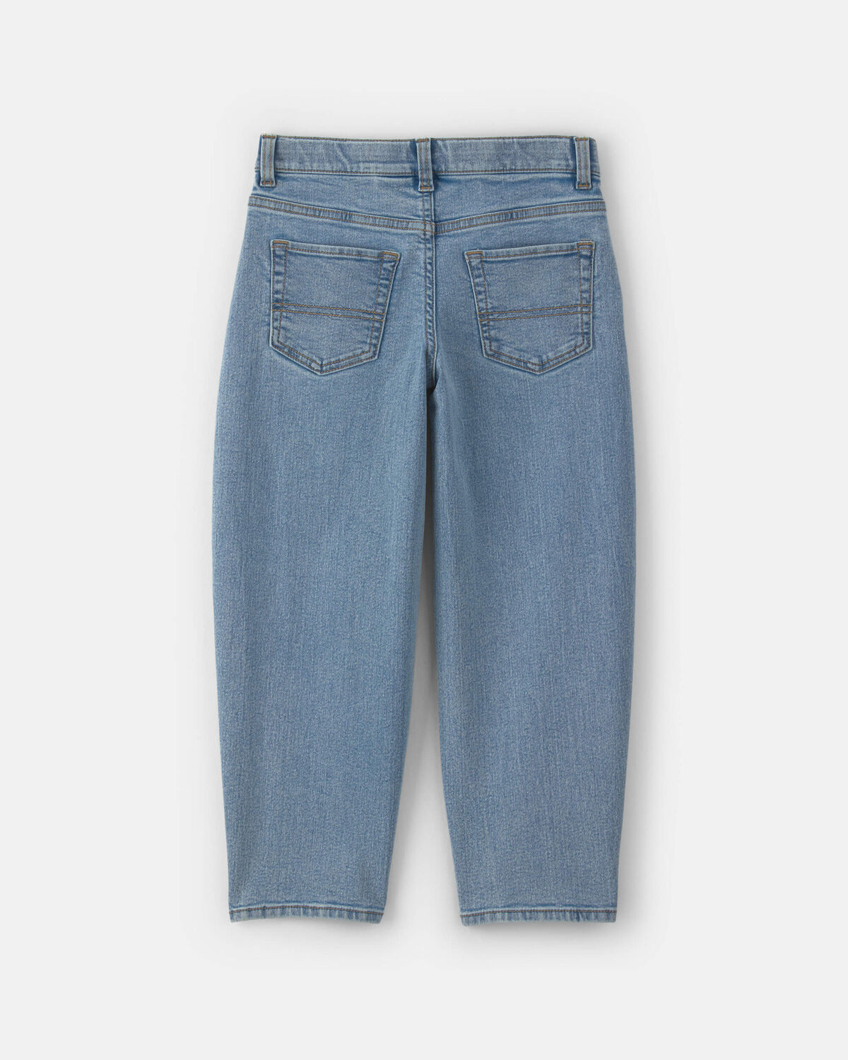 Boys Denim Baggy Barrel Jeans - Light Wash - Image 2