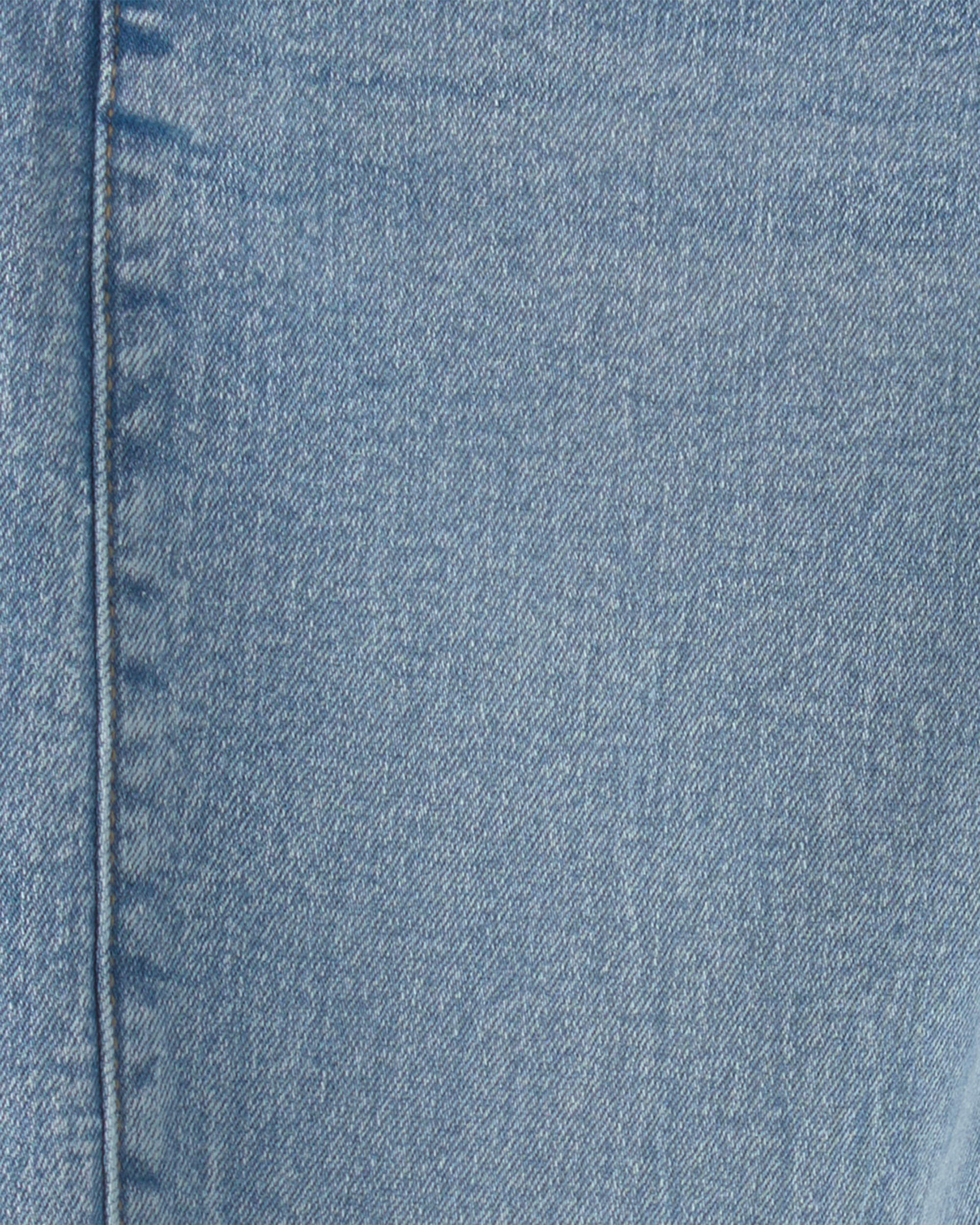 Boys Denim Baggy Barrel Jeans - Light Wash - Image 4