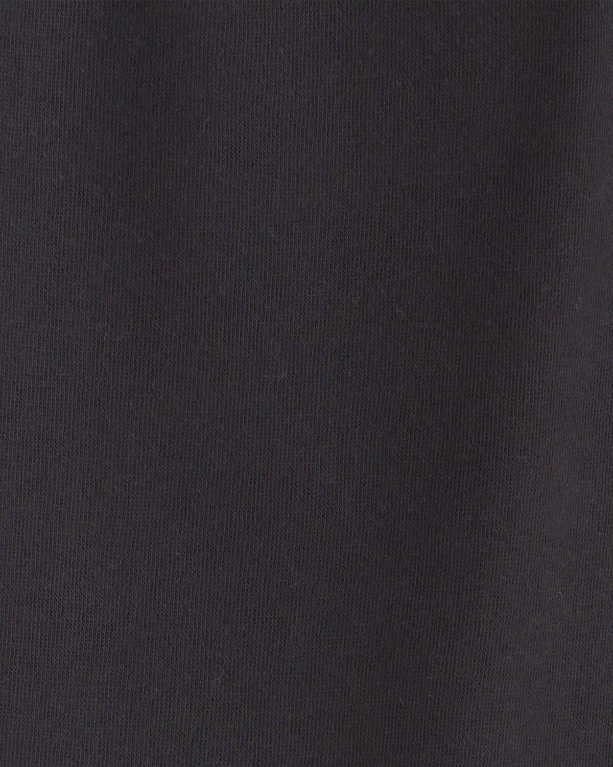 Boys Fleece Joggers - Black - Image 3