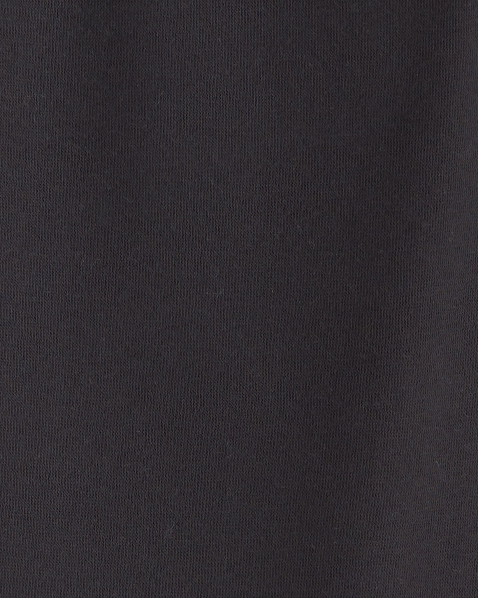 Boys Fleece Joggers - Black - Image 4
