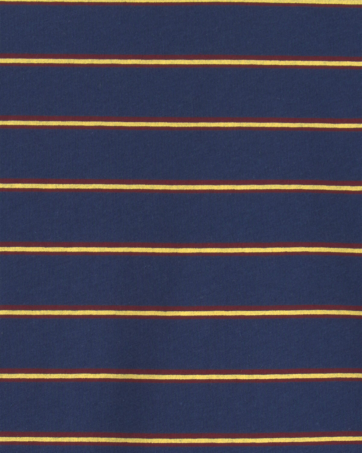 Boys Striped Long-Sleeve T-Shirt - Navy Blue/Red - Image 2