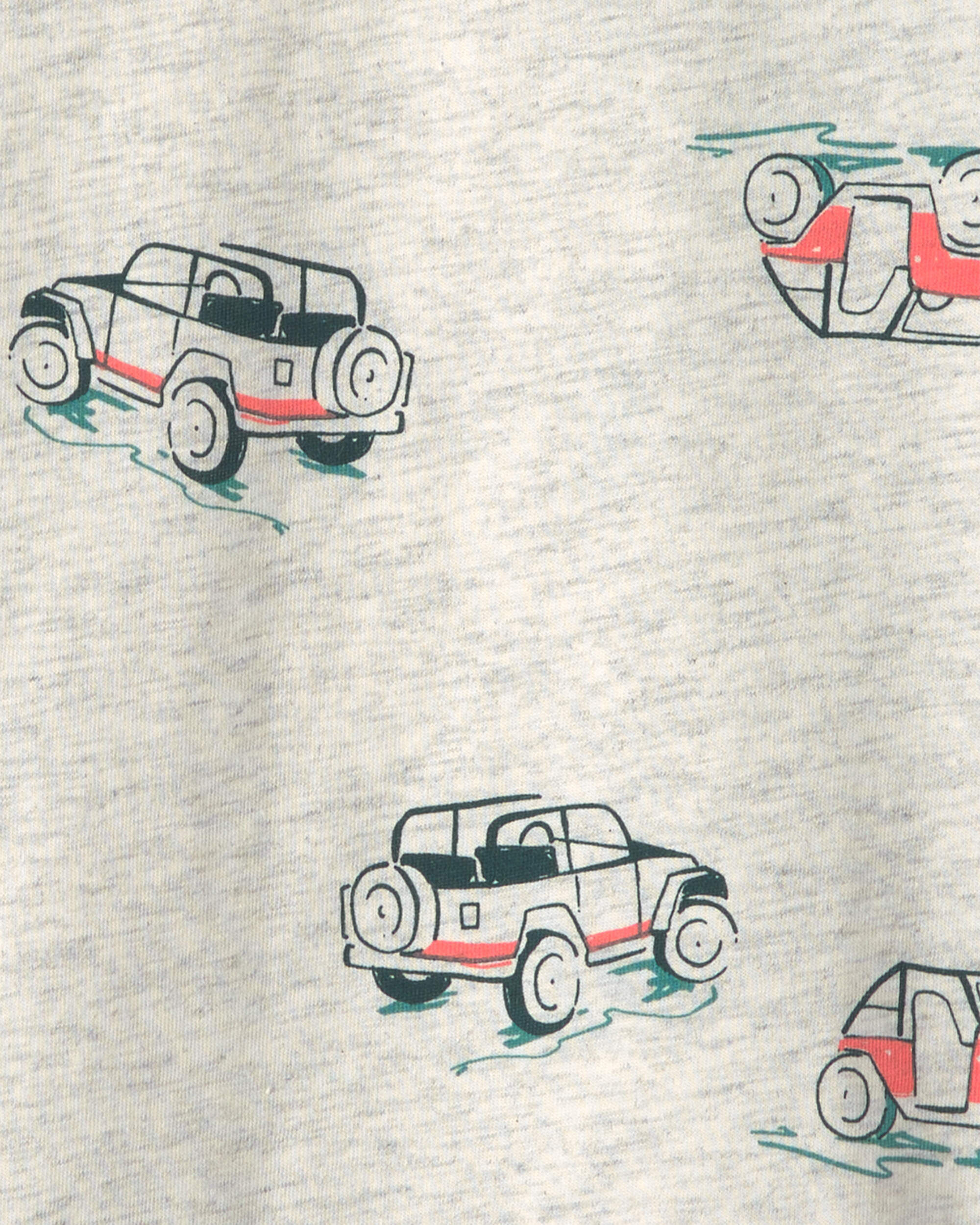 Boys Car Mountain Off-Roading Long-Sleeve Tee - Grey - Image 3