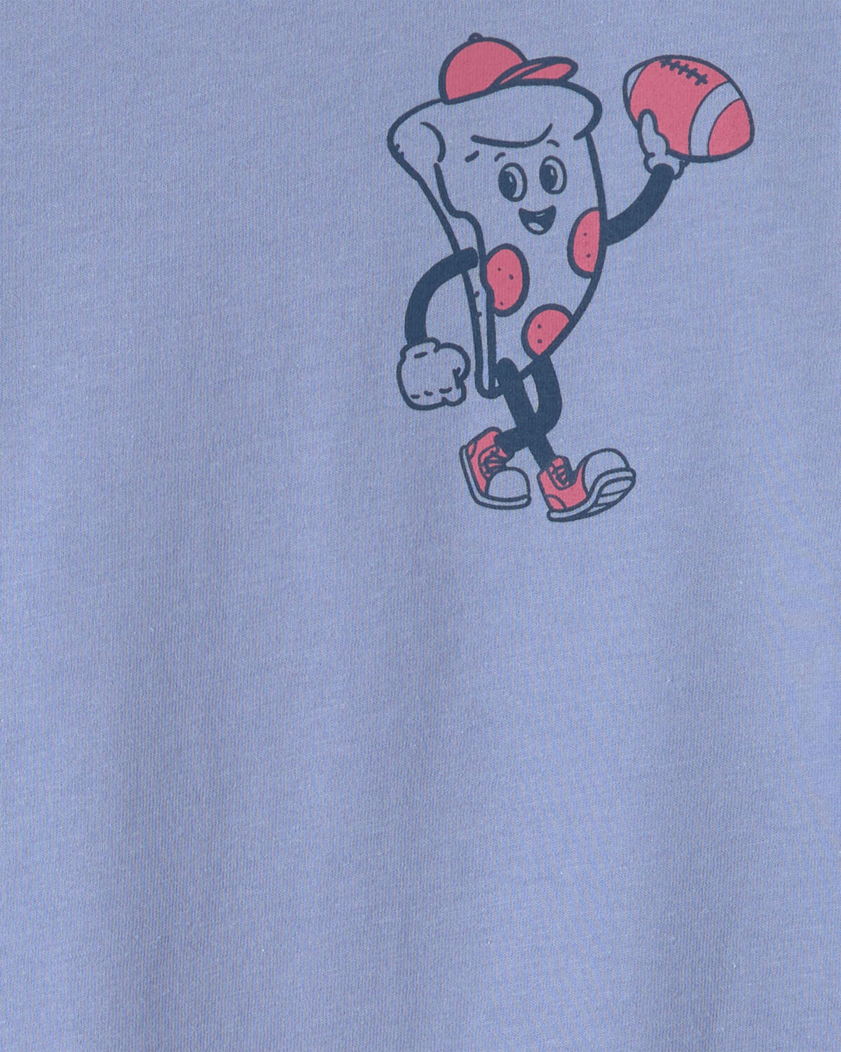 Boys Pizza Sports Long-Sleeve Graphic Tee - Blue - Image 3