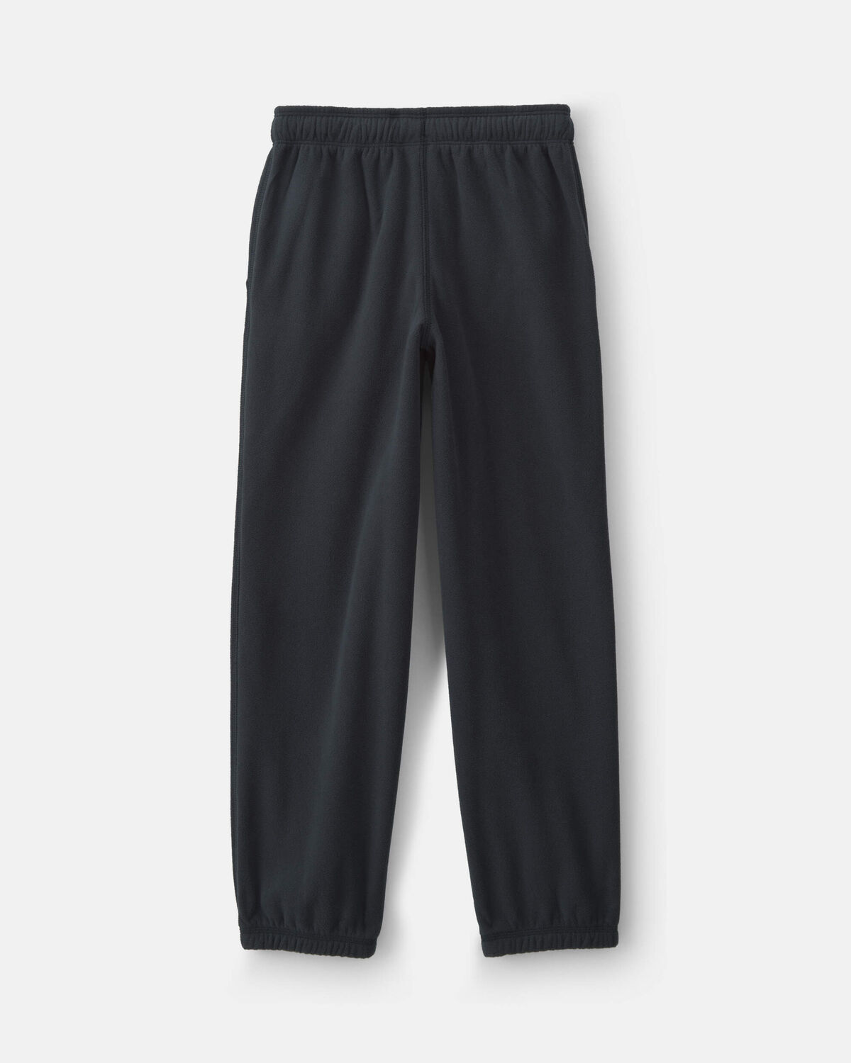Boys Fleece Joggers - Black - Image 2