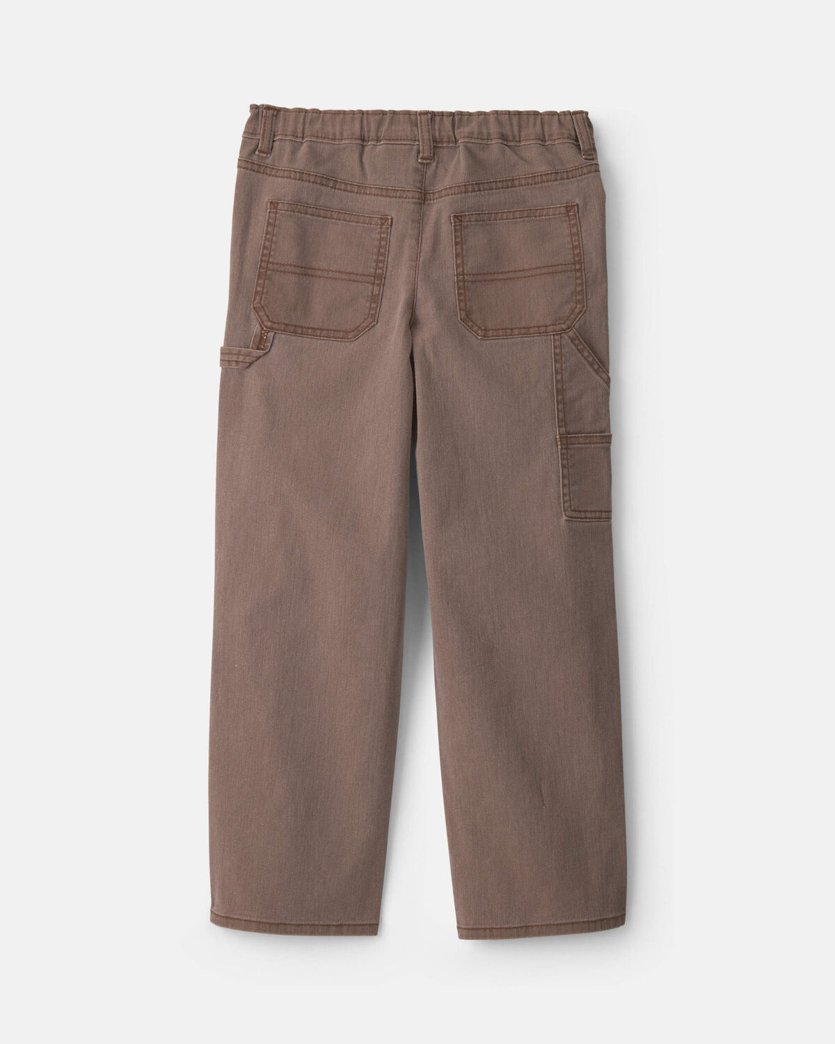Boys Baggy Carpenter Pants - Brown - Image 2