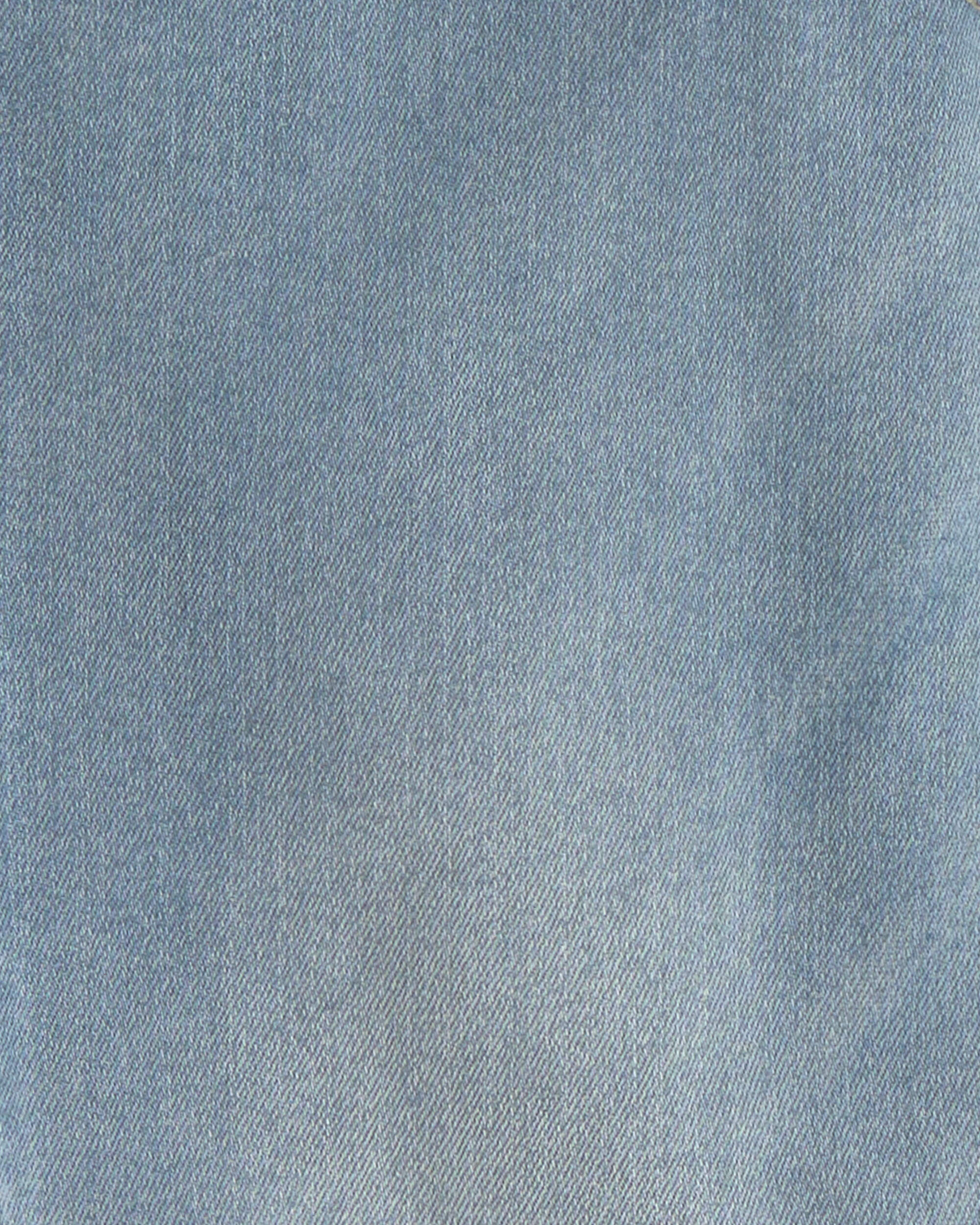 Boys Denim Baggy Jeans - Light Wash - Image 4