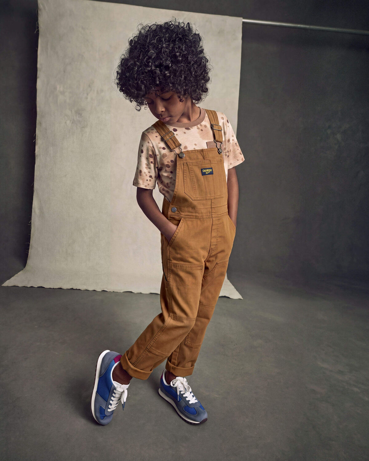 Boys Animal Print T-Shirt - Brown/Cream - Image 3
