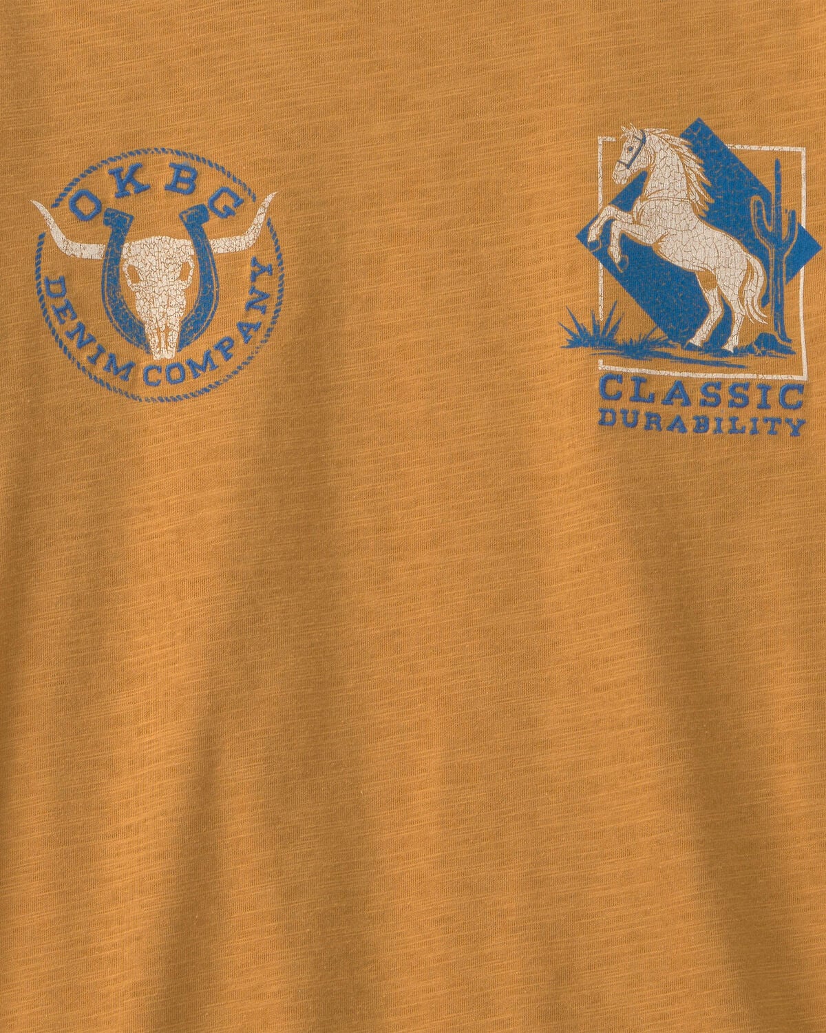 Boys OshKosh Graphic Tee - Gold - Image 3