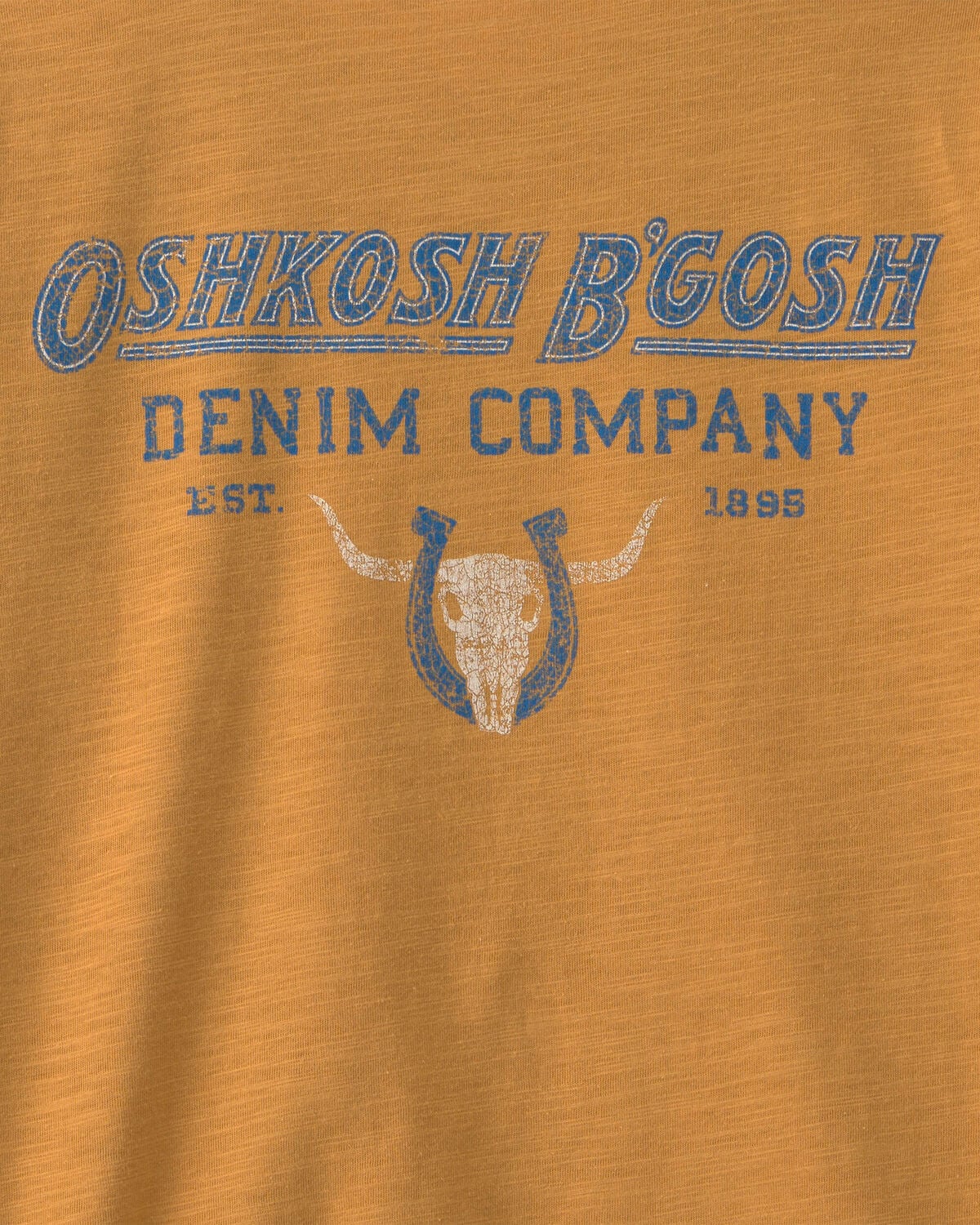 Boys OshKosh Graphic Tee - Gold - Image 4