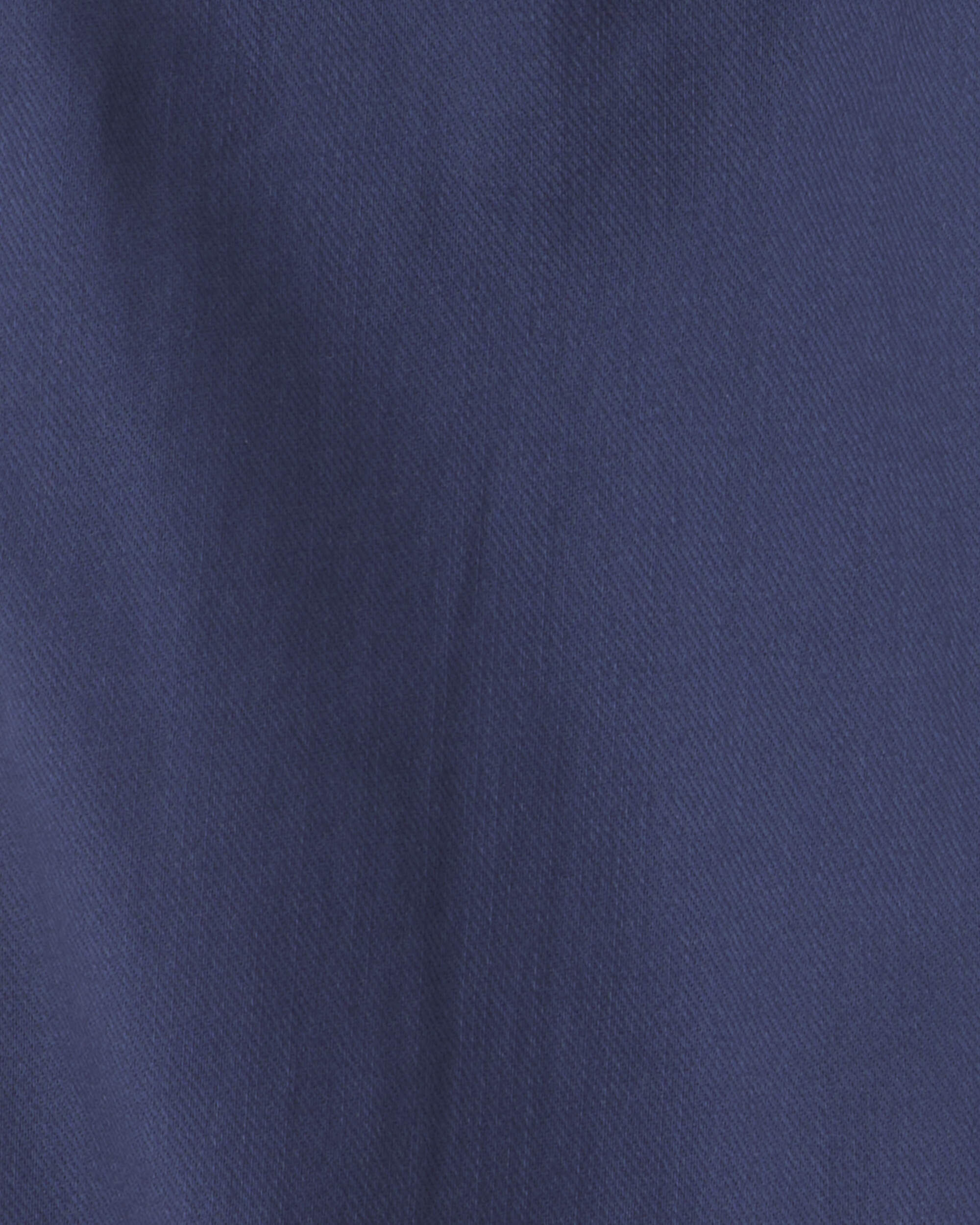 Boys Twill Joggers - Navy Blue - Image 5