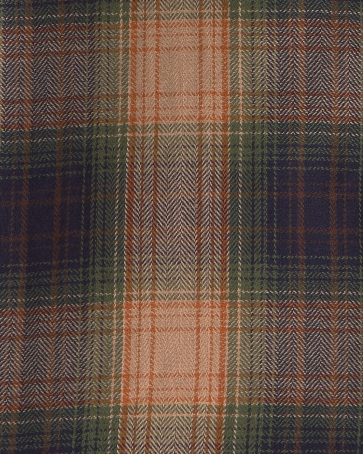 Boys Plaid Long-Sleeve Button-Down Shirt - Brown - Image 2