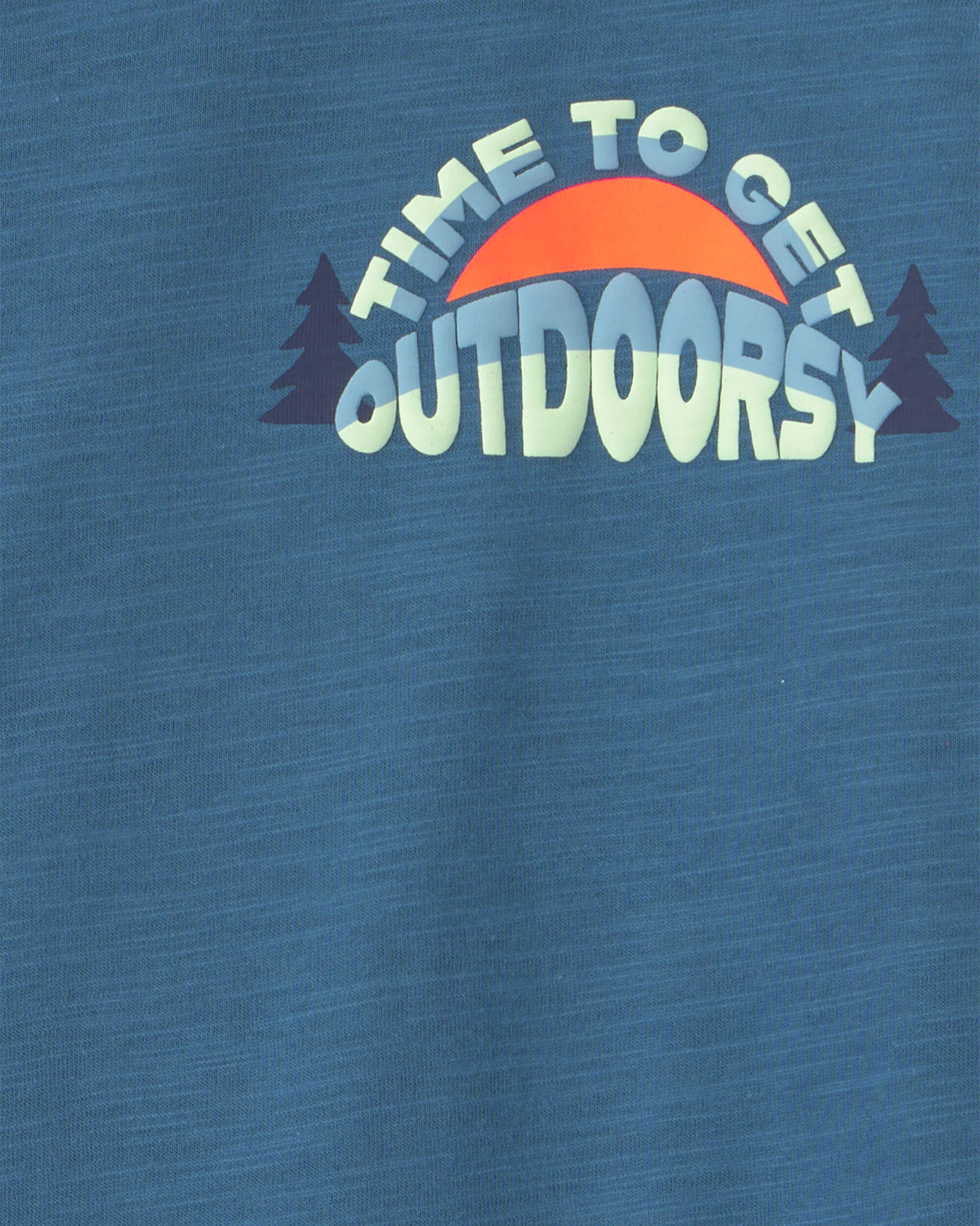 Boys 'Glacier Expedition' Mountain Long-Sleeve Graphic Tee - Green - Image 5