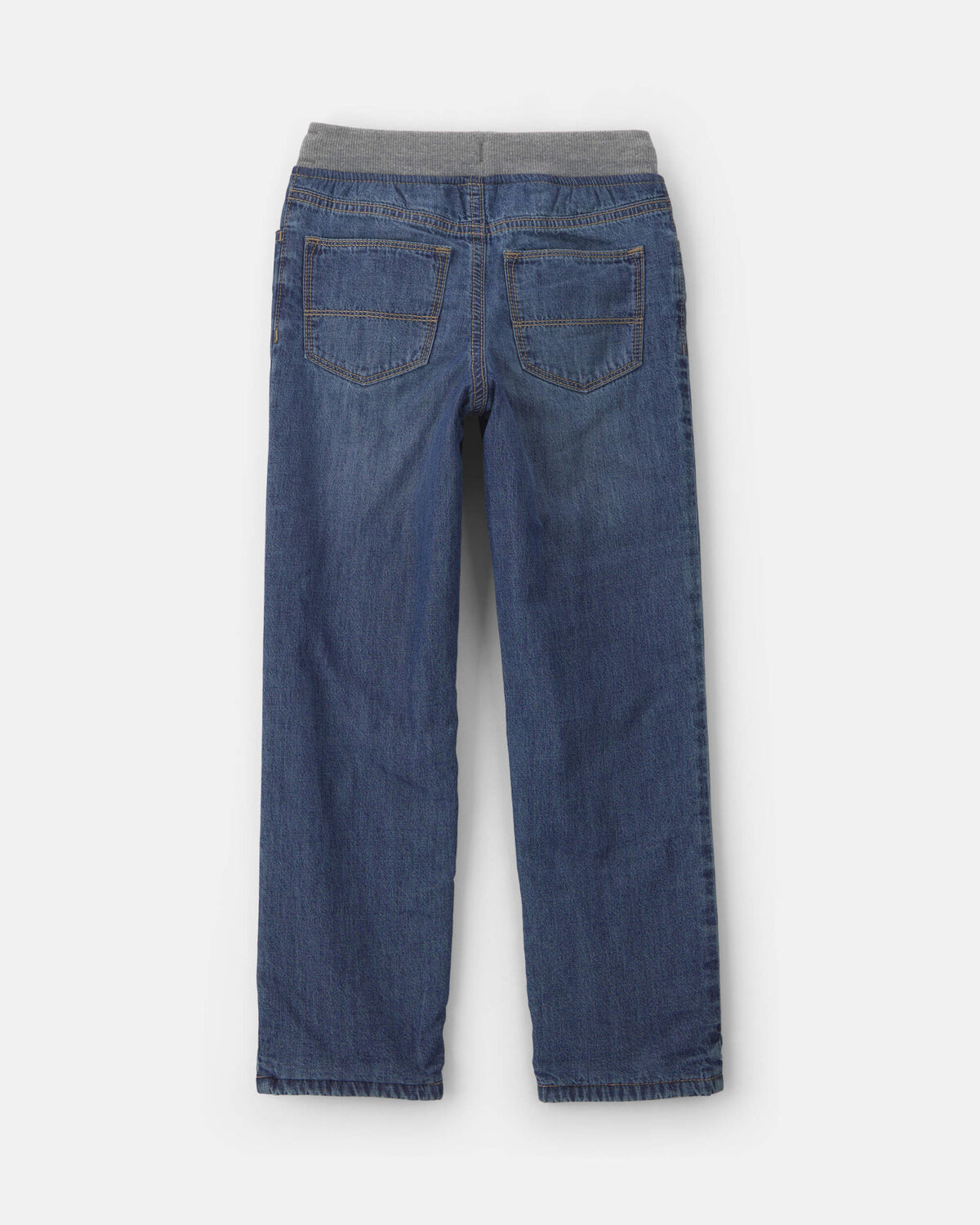 Boys Denim Pull-On Jeans - Medium Wash - Image 2