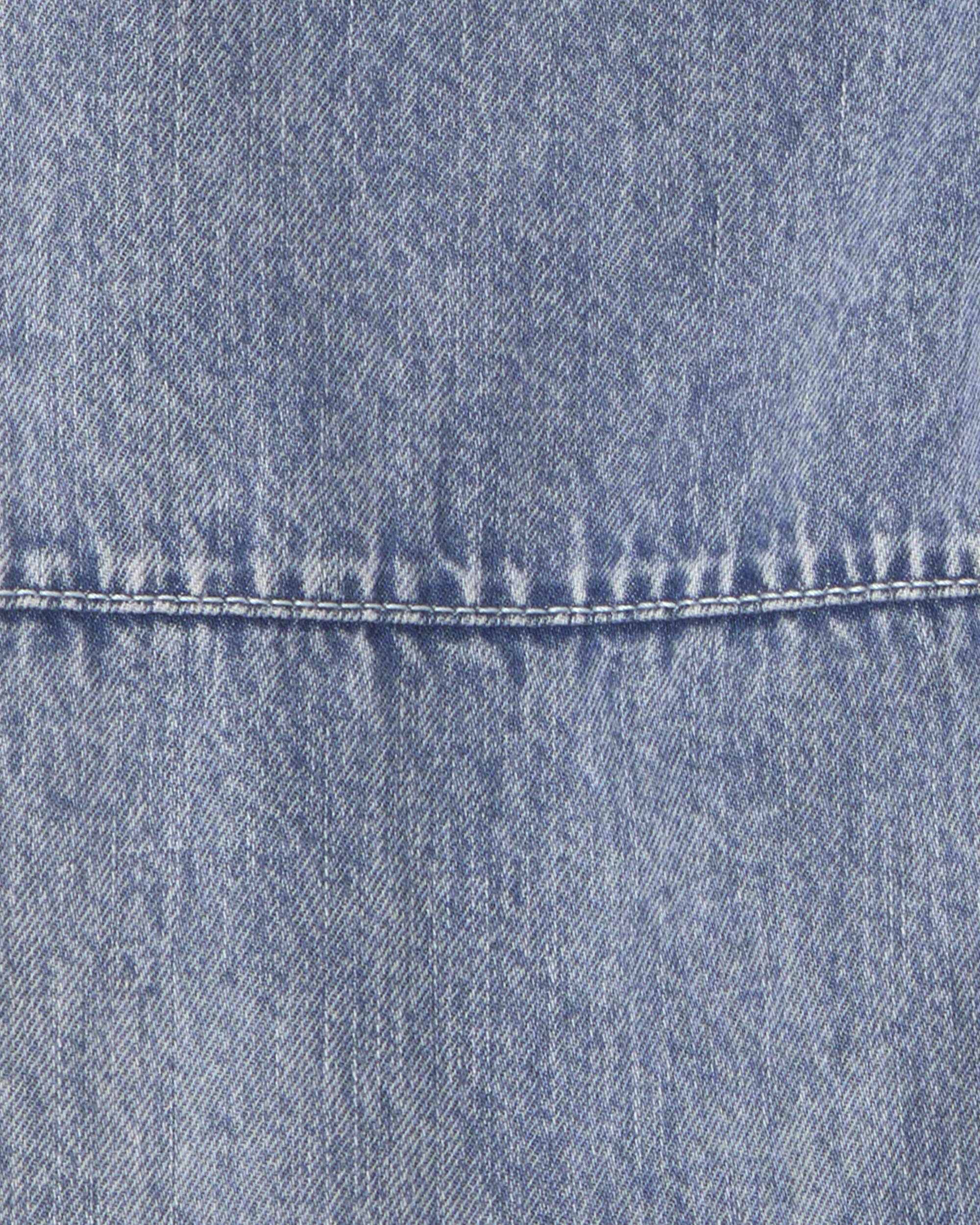 Boys Denim Relaxed Joggers - Light Wash - Image 4