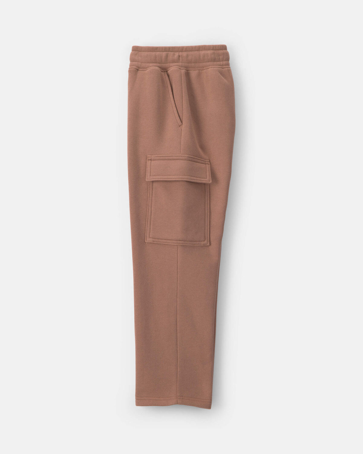 Boys Fleece Cargo Pants - Tan - Image 4