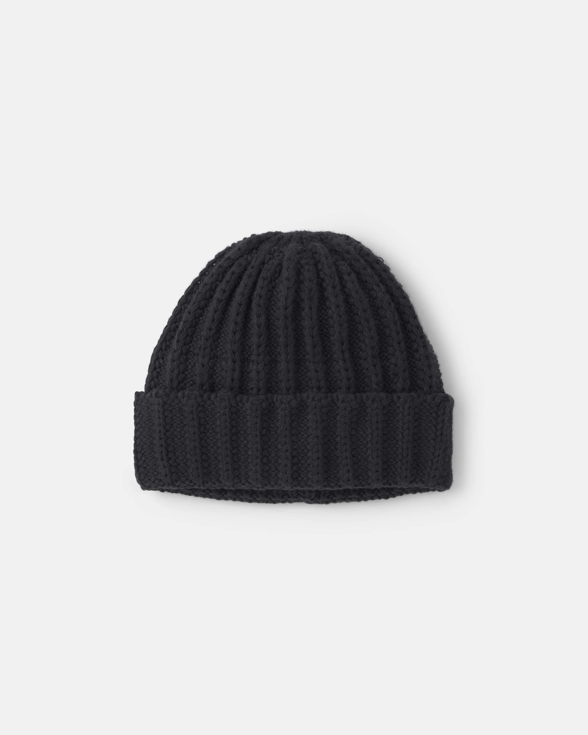 Boys Ribbed Beanie - Navy - Image 6