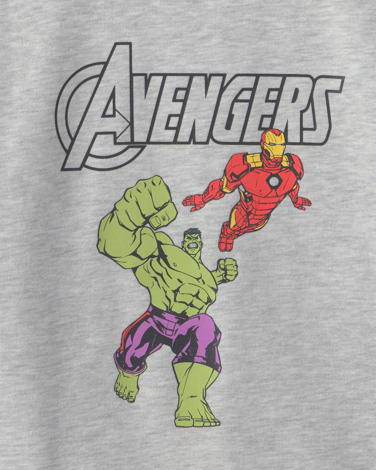 Boys ©Marvel Avengers Pullover Sweatshirt - Grey - Image 3