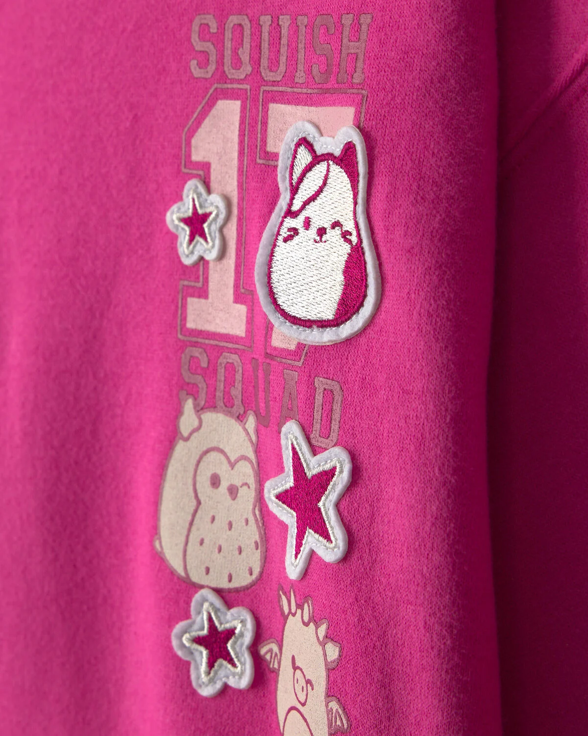Girls Squishmallow Pullover Sweatshirt - Pink - Image 2