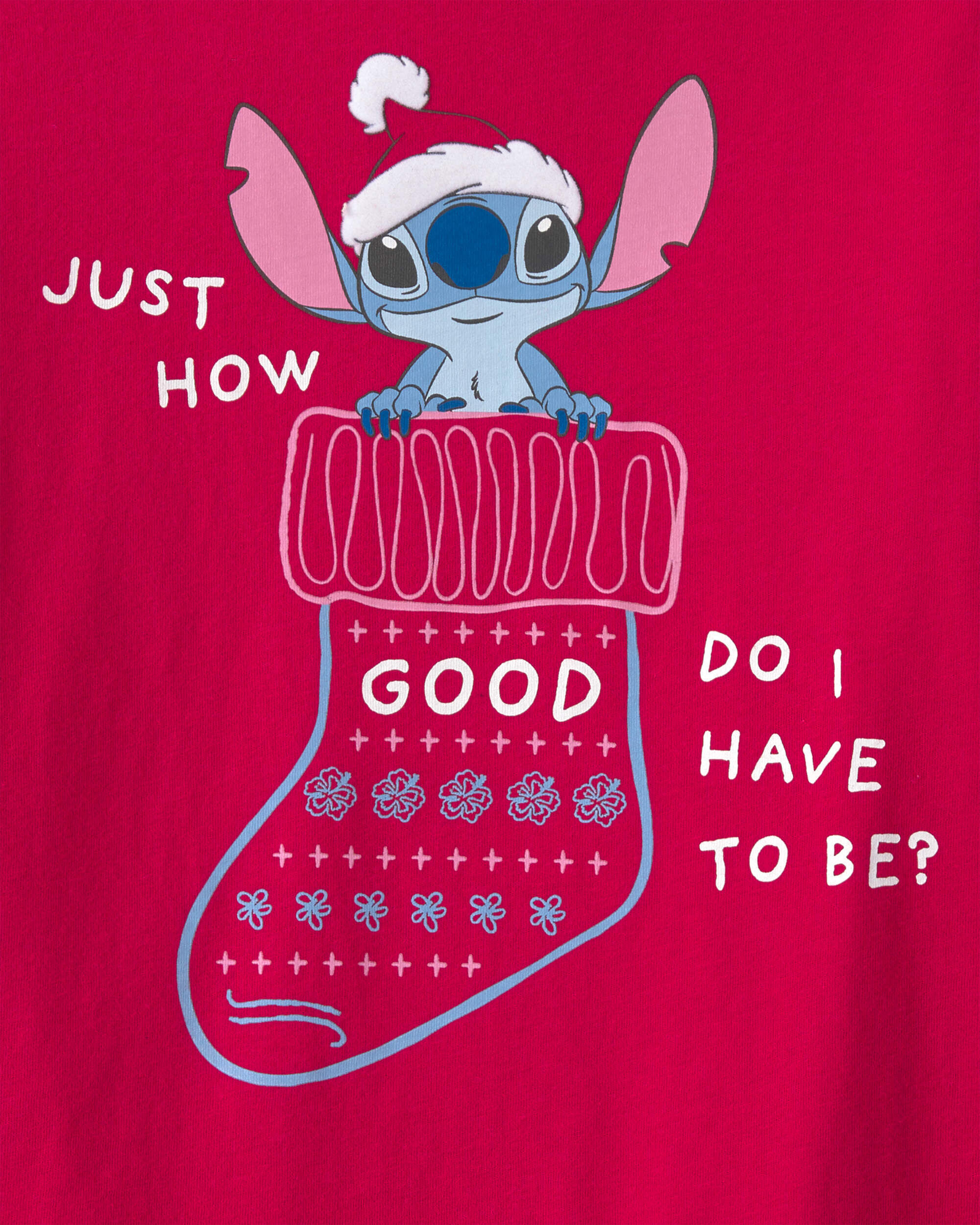 Girls ©Disney Stitch Long-Sleeve Graphic Tee - Purple - Image 6
