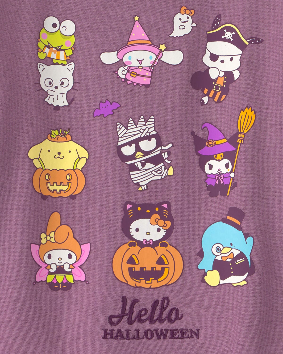 Girls Hello Kitty® Halloween Pullover Sweatshirt - Purple - Image 2