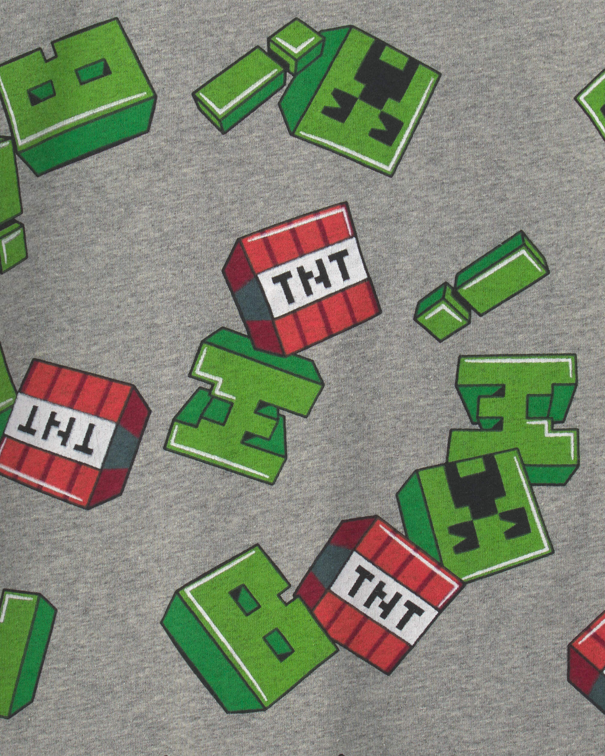 Boys Minecraft® Graphic Tee - Grey - Image 3
