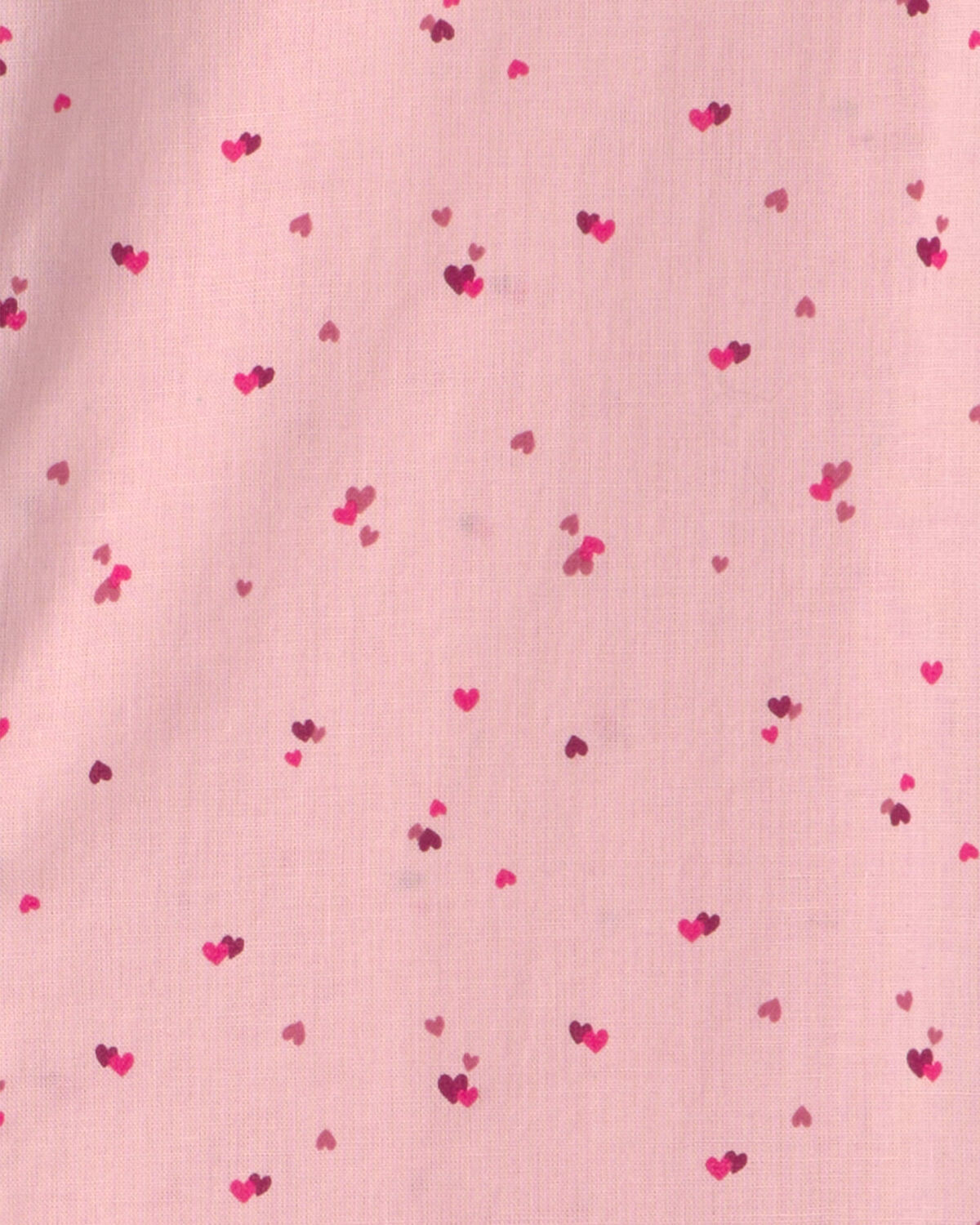 Girls Heart Collared Dress - Pink - Image 3