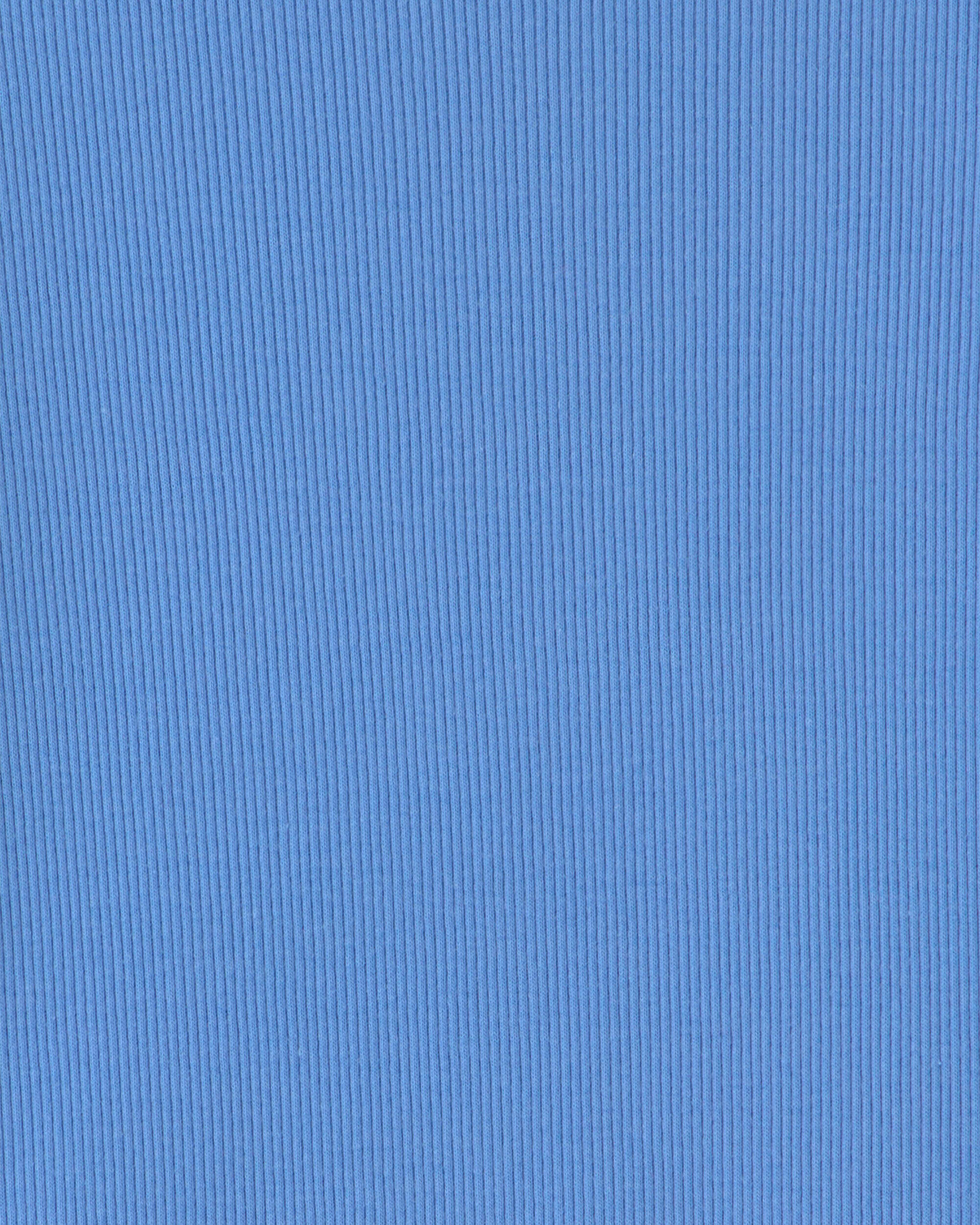 Girls Long-Sleeve Ribbed Top - Blue - Image 3