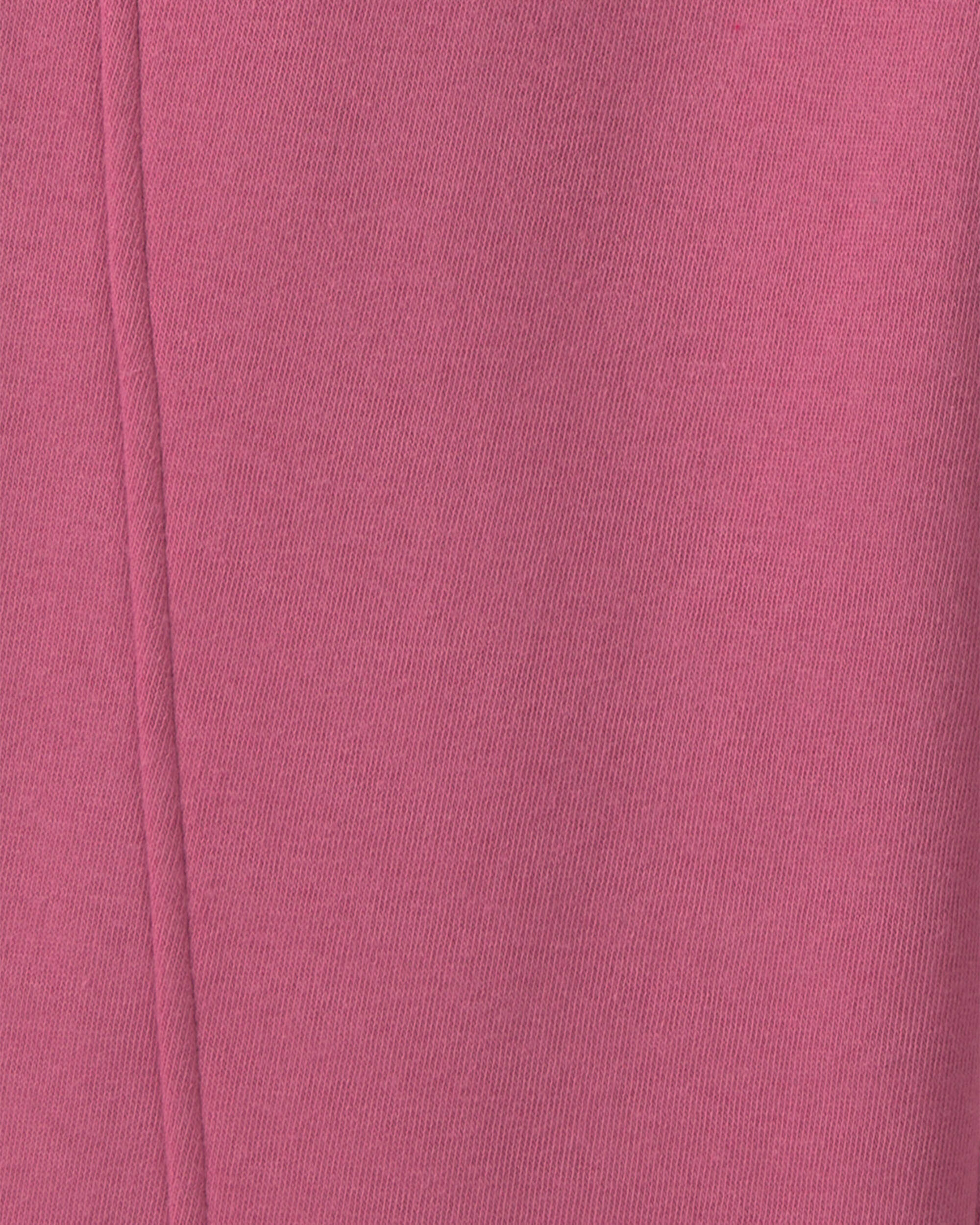 Girls French Terry Wide-Leg Pants - Pink - Image 6