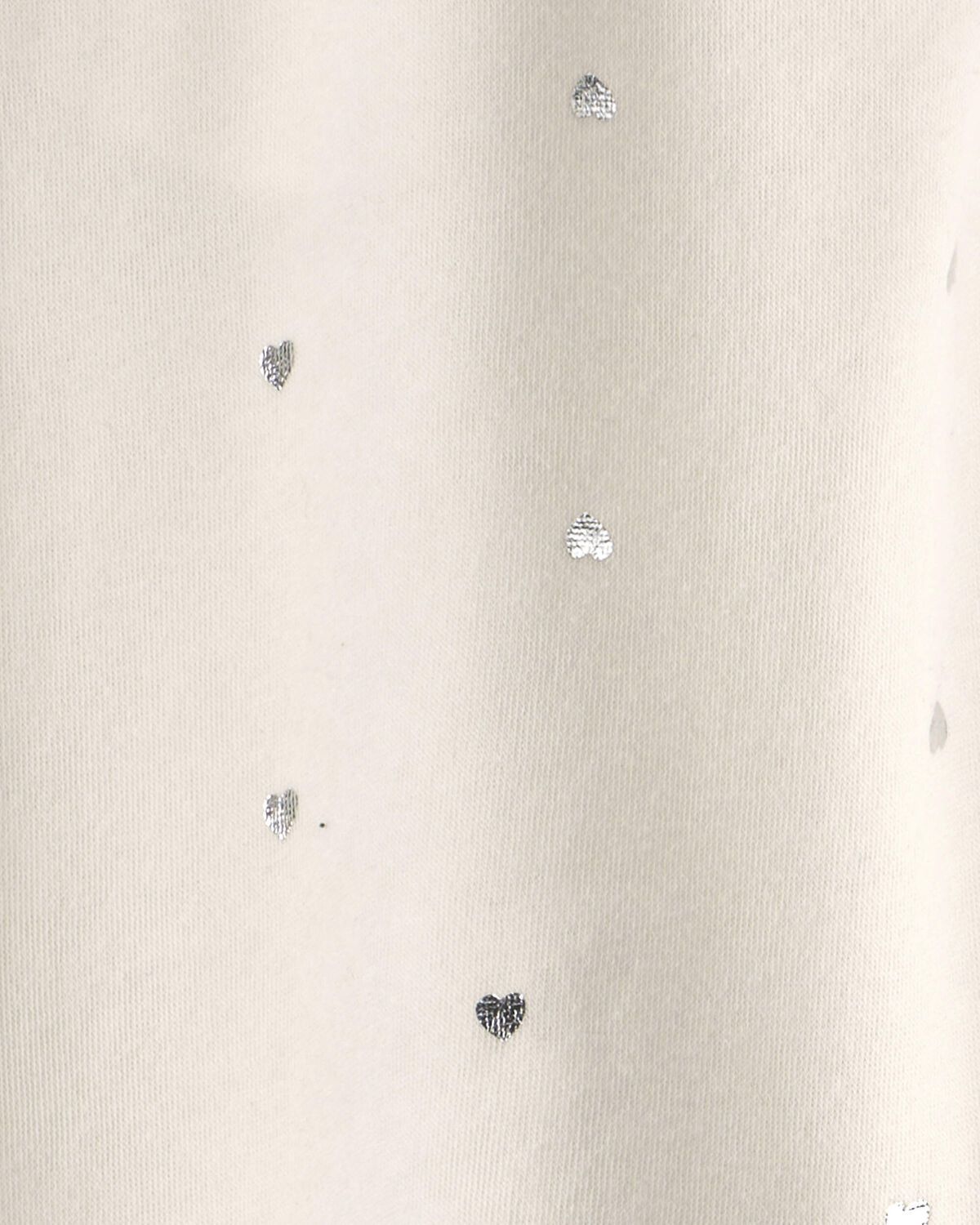 Girls Heart Fleece Barrel Pants - Cream - Image 2