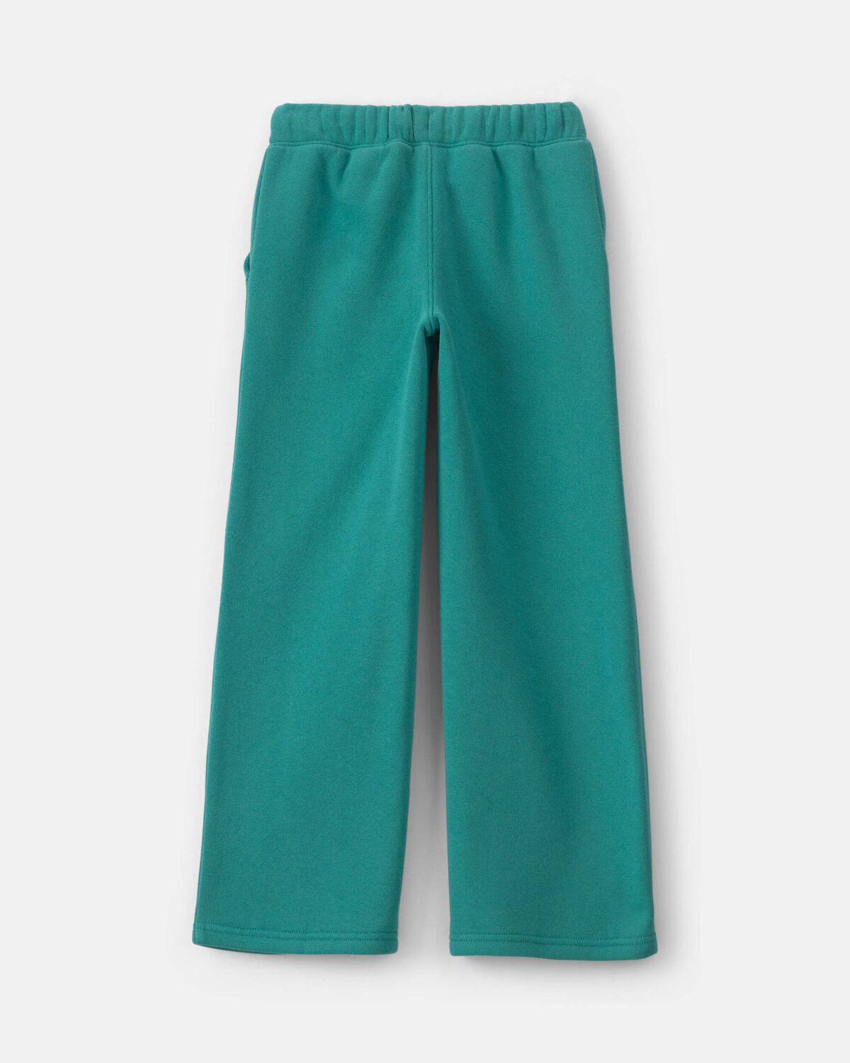 Girls Heart Fleece Wide-Leg Active Pants - Green - Image 2