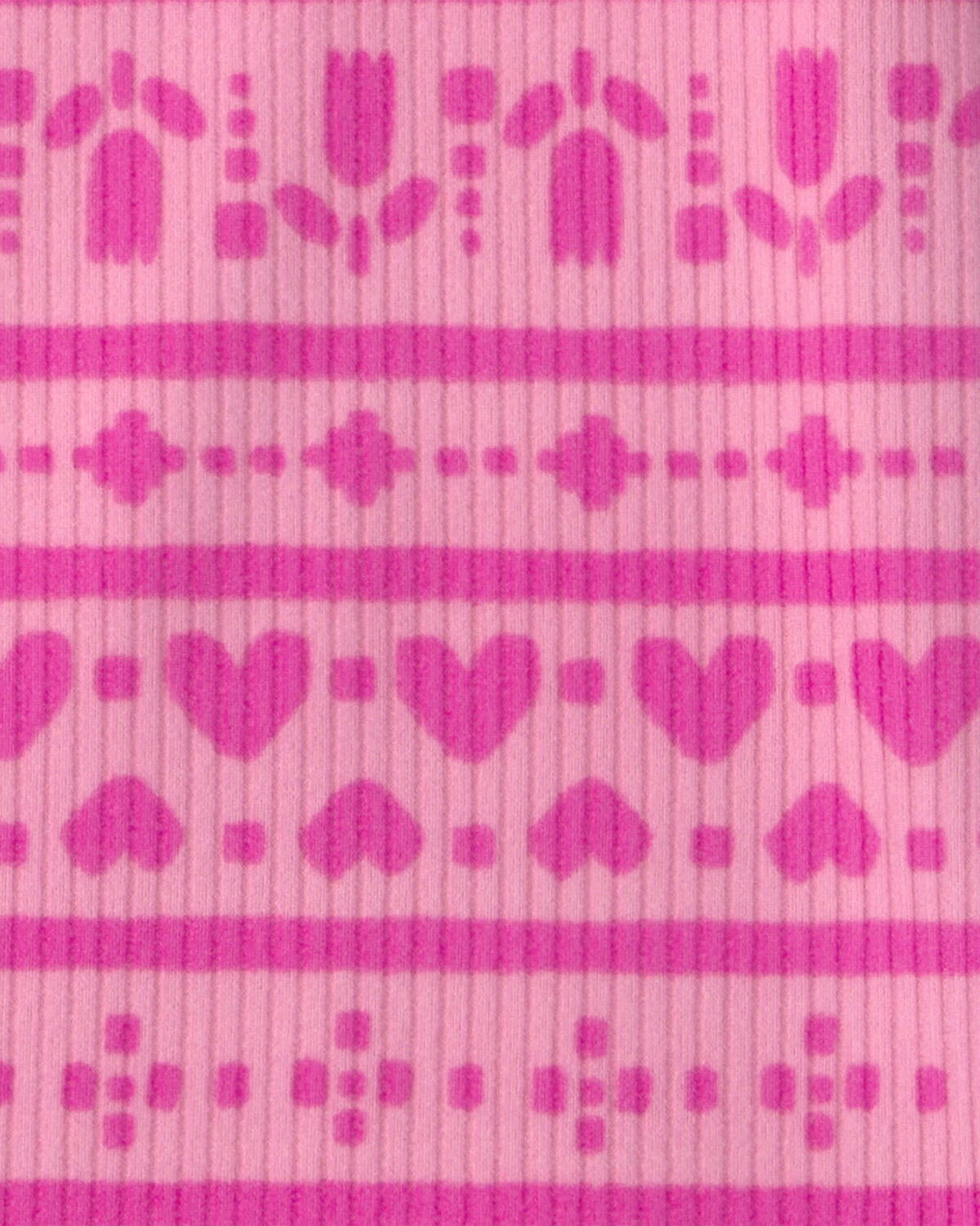Girls Heart Heart Long-Sleeve Top - Pink - Image 2