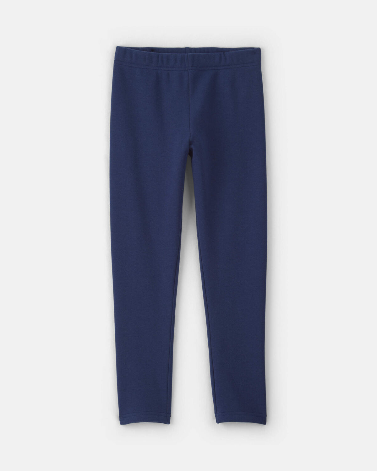 Girls Fleece Pull-On Stretch Leggings - Navy Blue