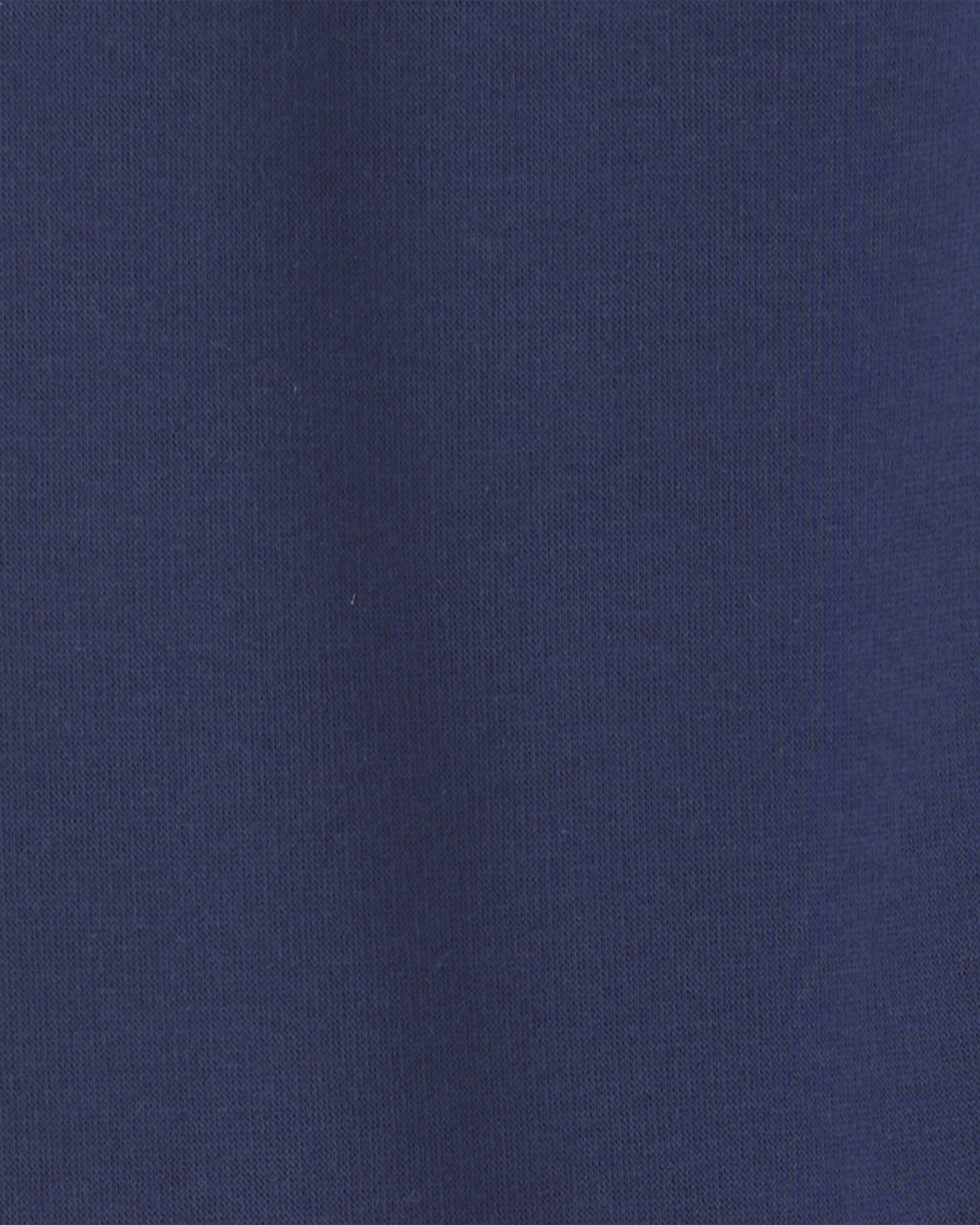 Girls Fleece Pull-On Stretch Leggings - Navy Blue - Image 5