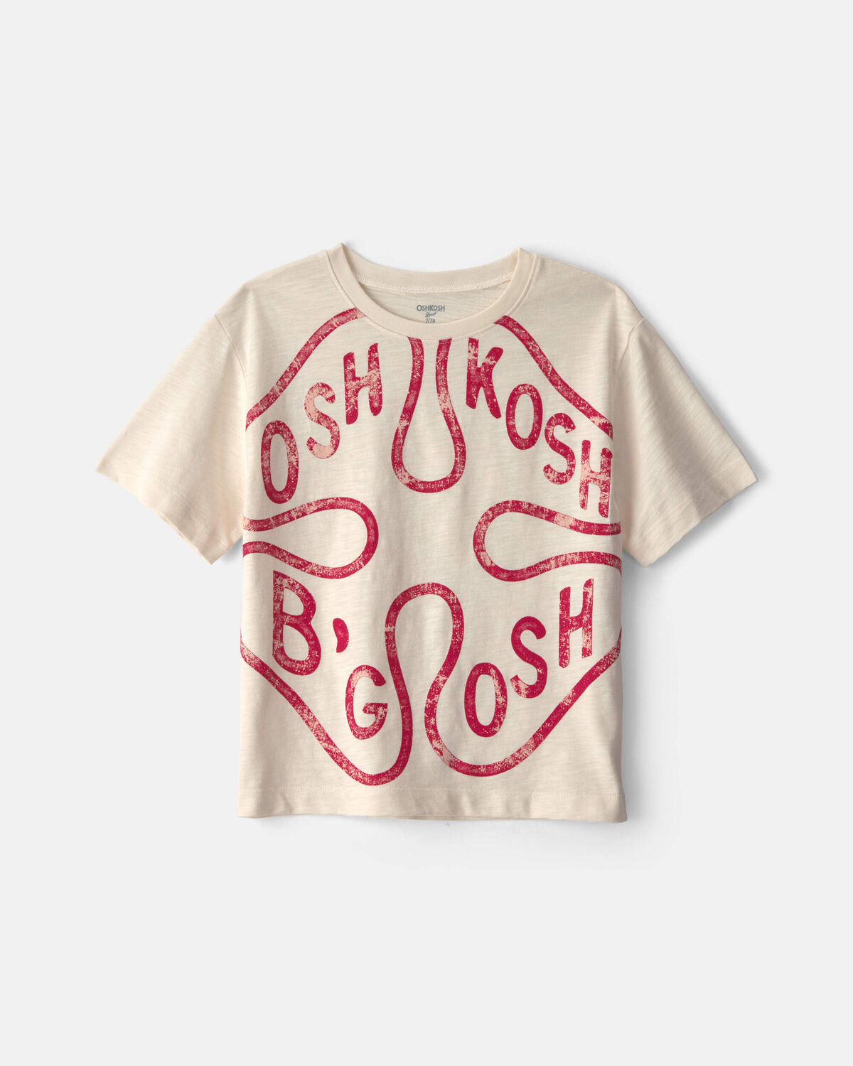Girls 'Osh Kosh B'Gosh' Graphic Tee - Cream