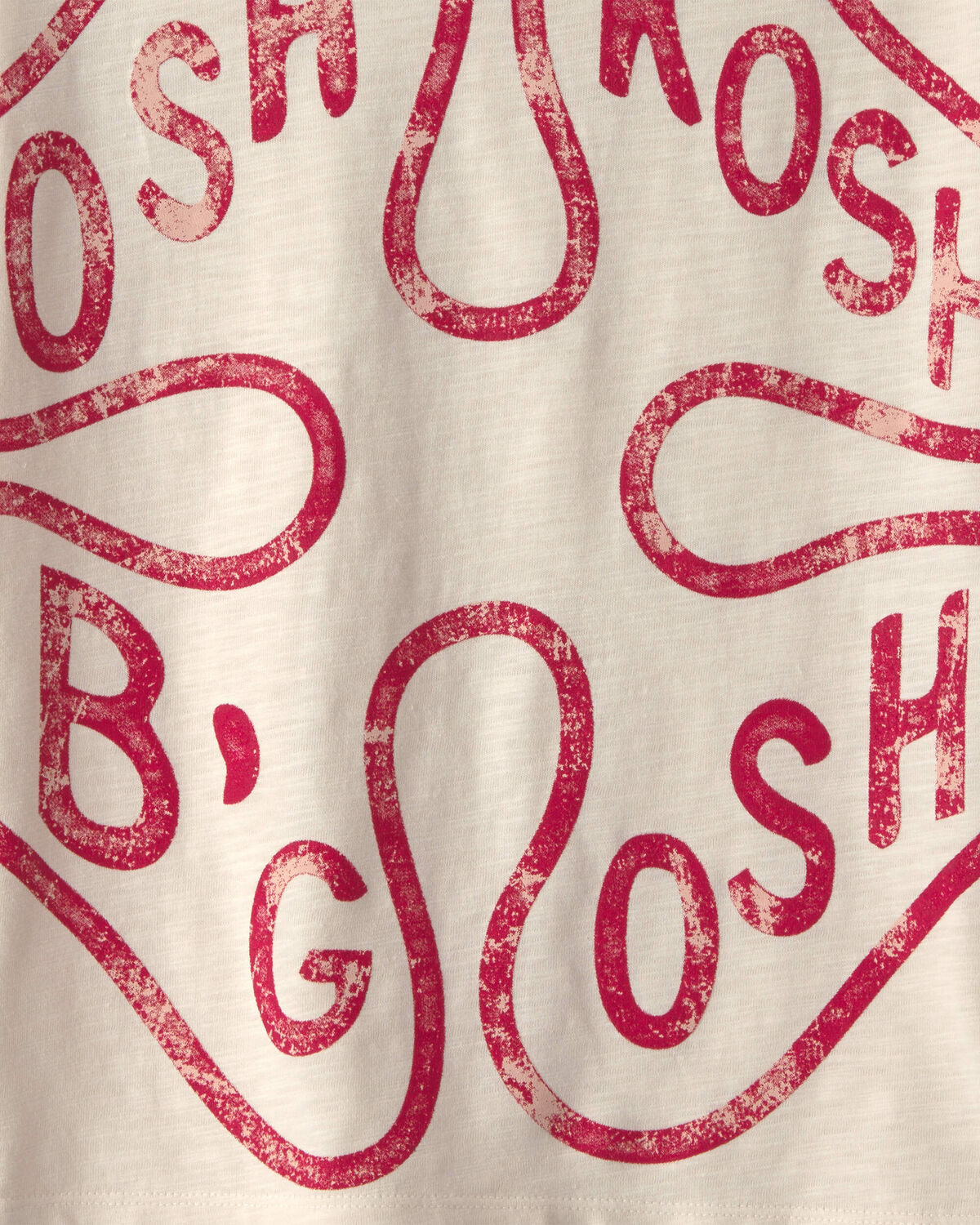 Girls 'Osh Kosh B'Gosh' Graphic Tee - Cream - Image 2