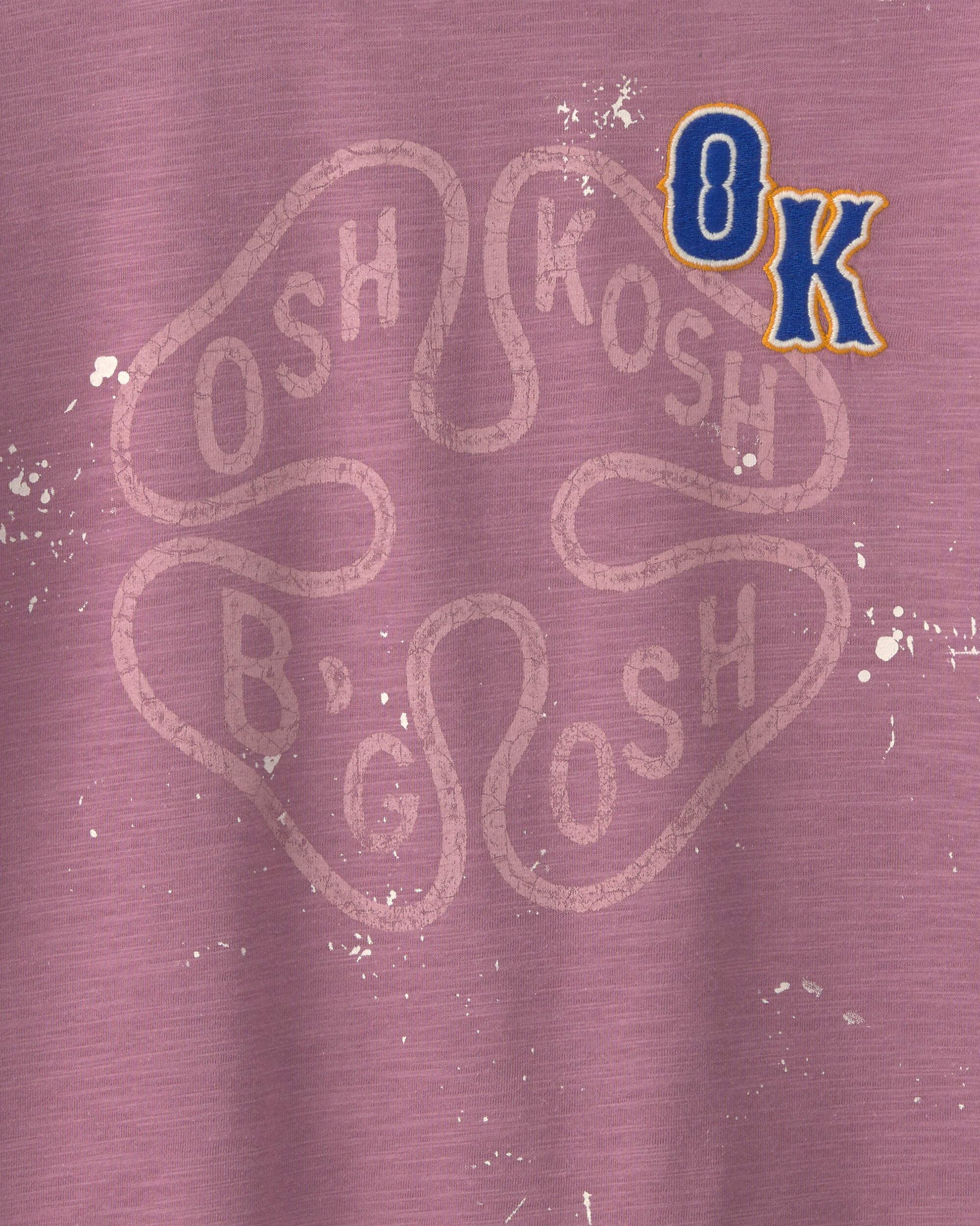 Girls 'Optimist State' Floral Graphic Tee - Grey - Image 5