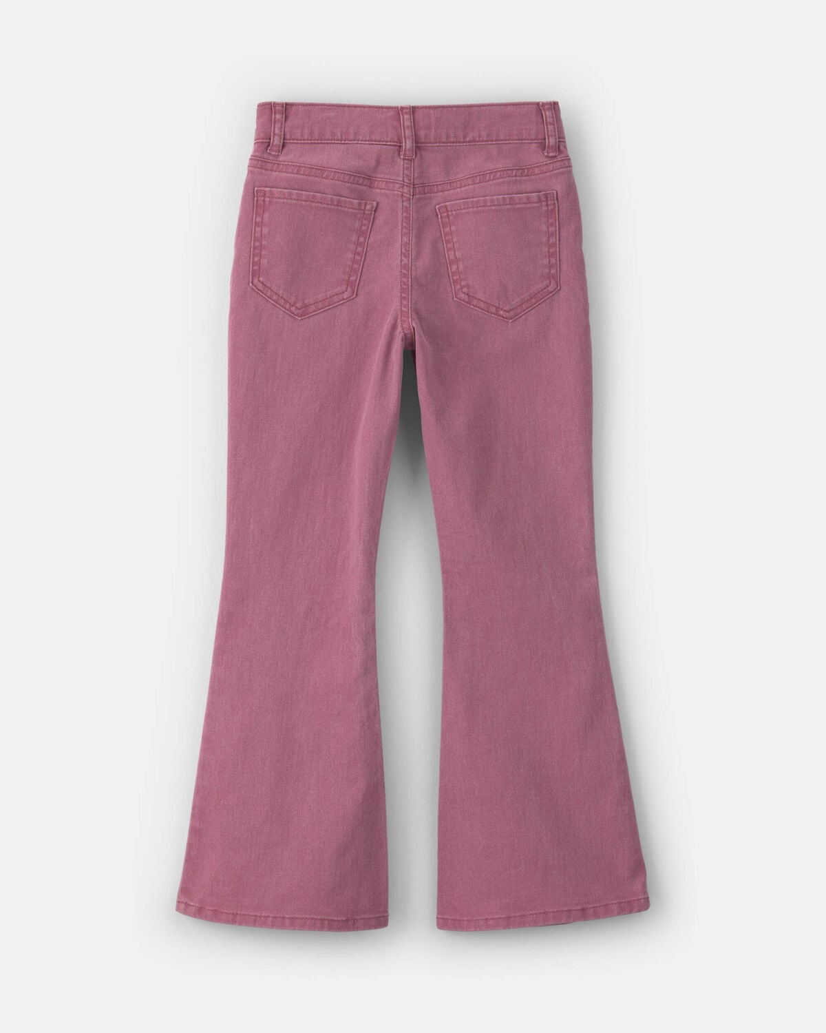 Girls Twill Flare Pants - Purple - Image 2