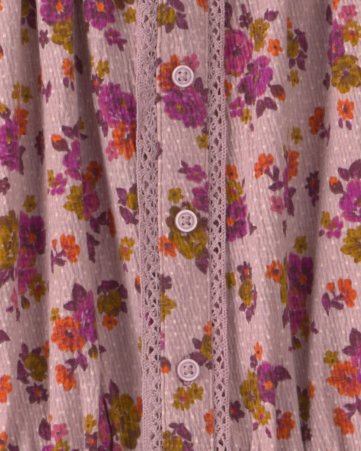 Girls Floral Long-Sleeve Top - Pink - Image 2