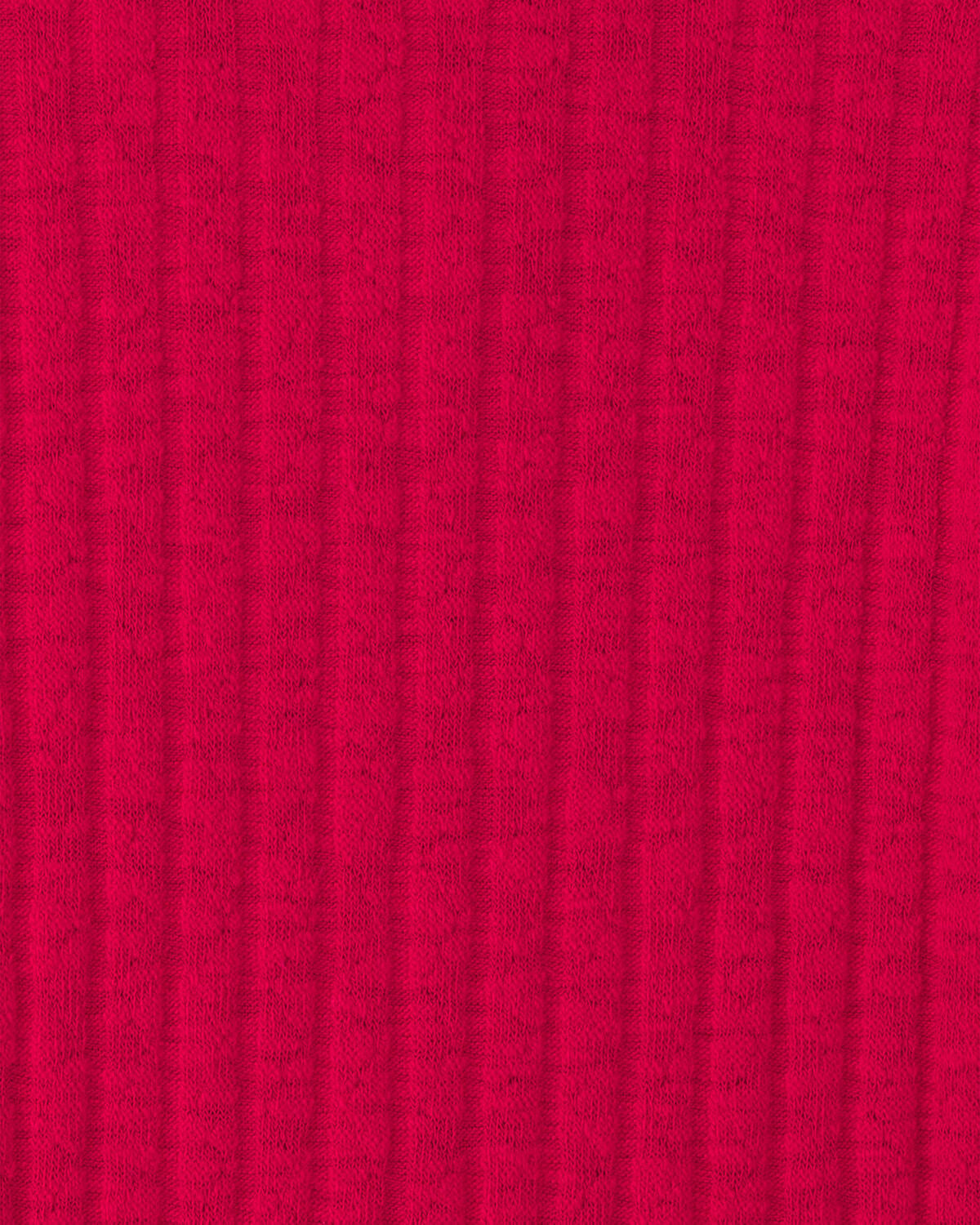 Girls Long-Sleeve Mock Neck Top - Red - Image 2