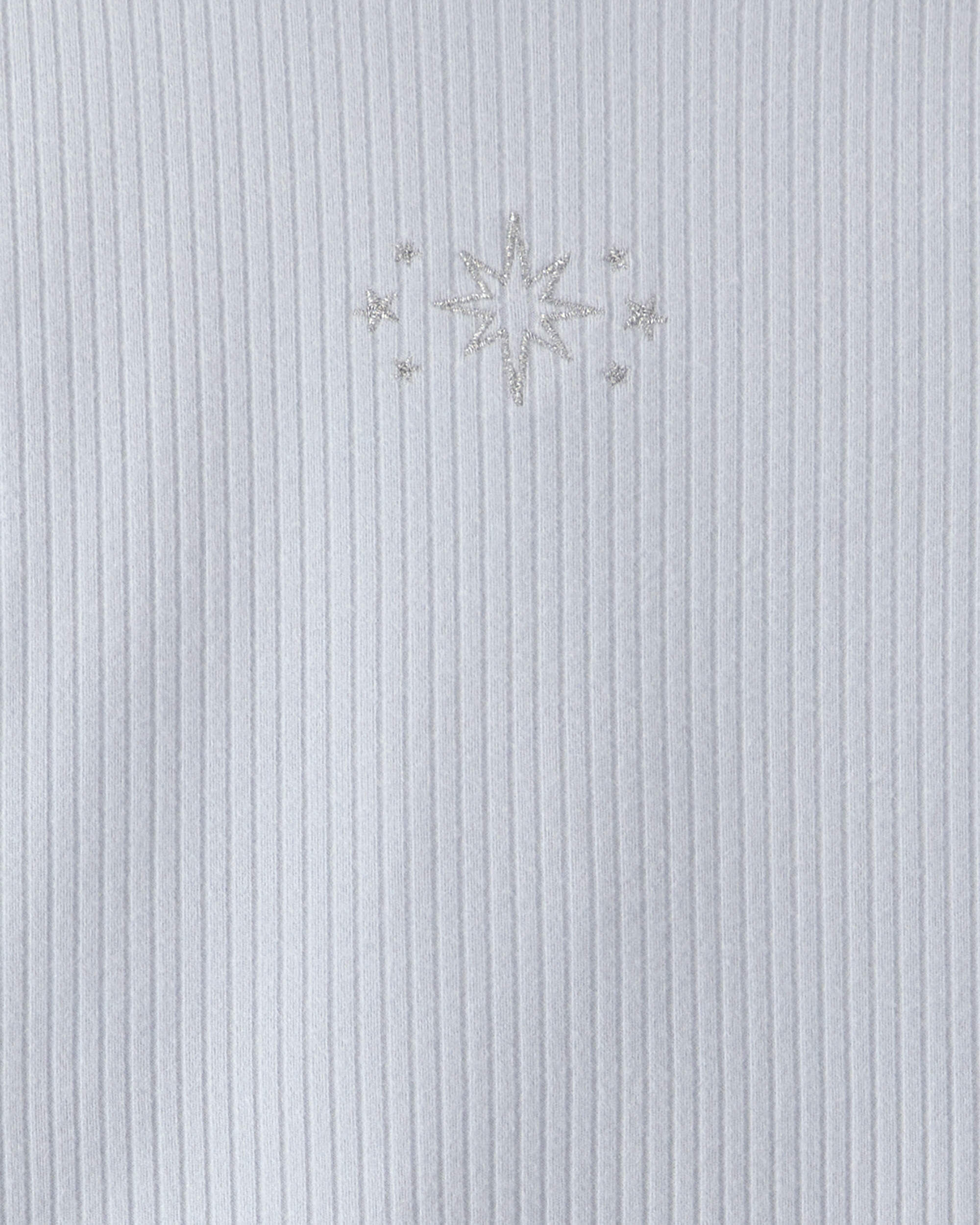 Girls 'Always Shine' Long-Sleeve Mock Neck Top - Cream - Image 4
