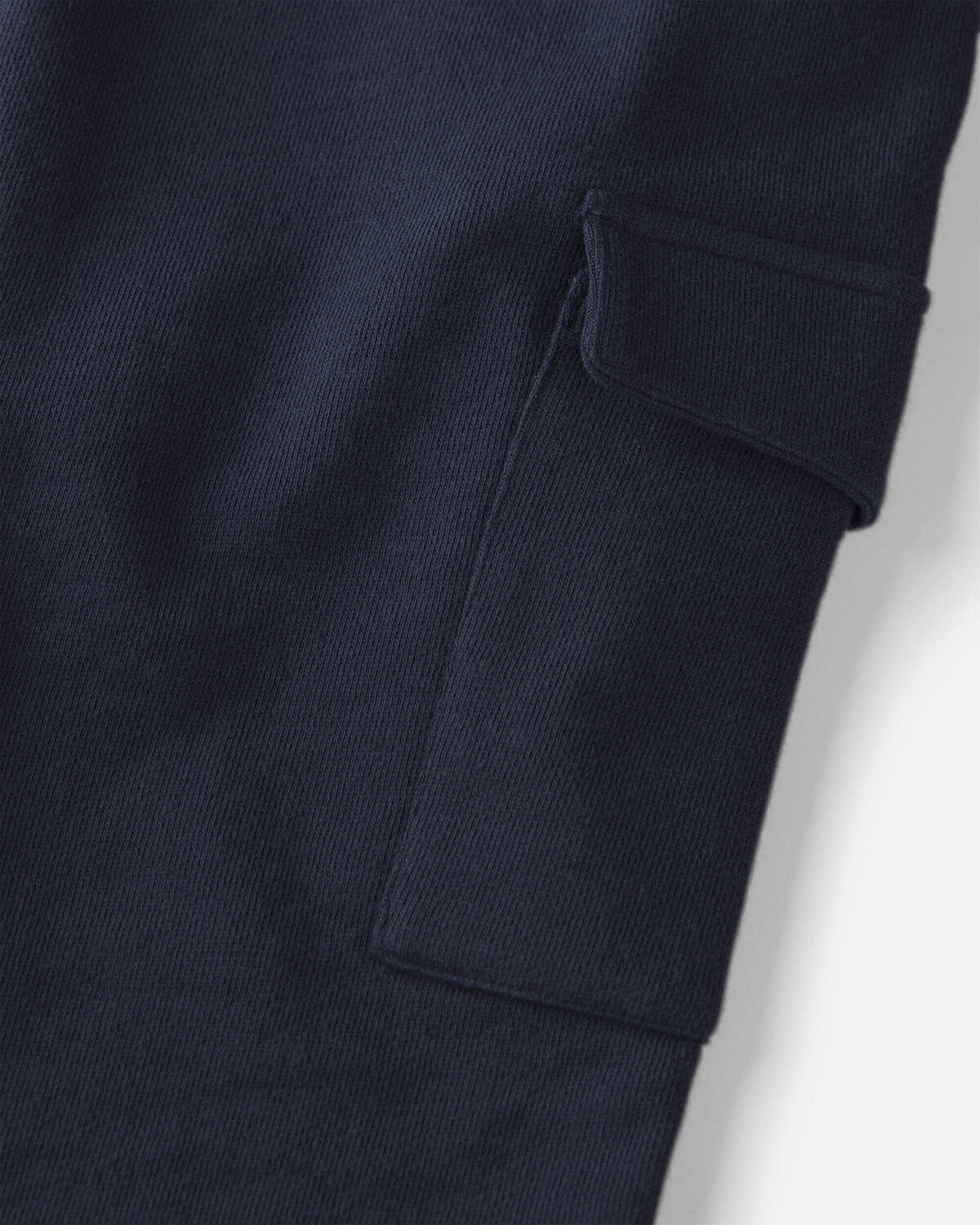 Boys Organic Cotton French Terry Cargo Pants - Image 3