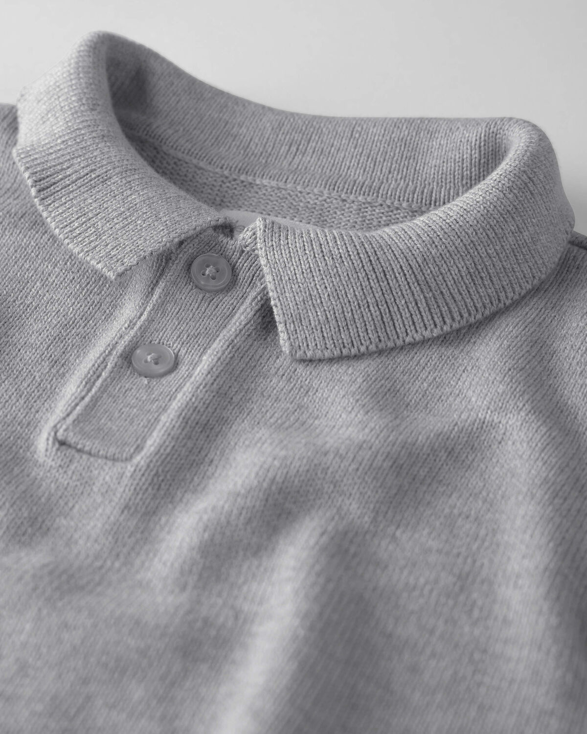 Boys Organic Cotton Sweater Knit Polo - Image 2