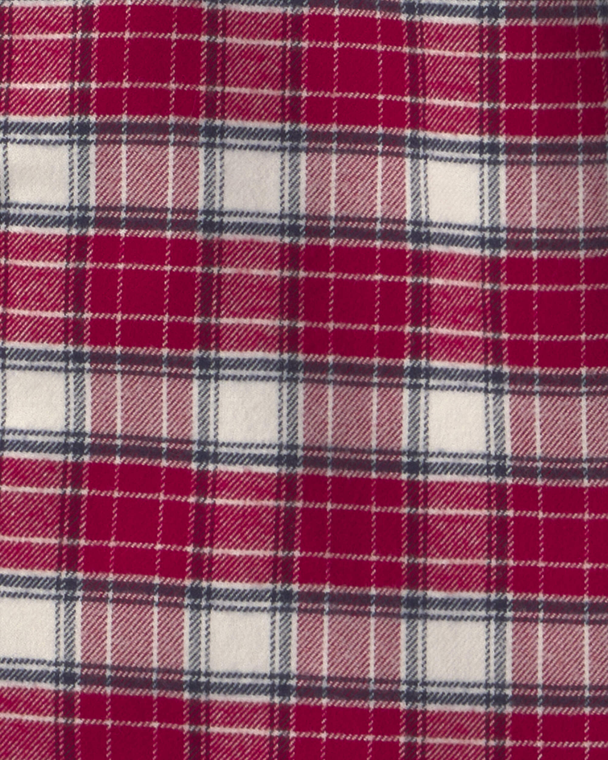Boys Organic Cotton Flannel Button-Down Shirt - Image 4