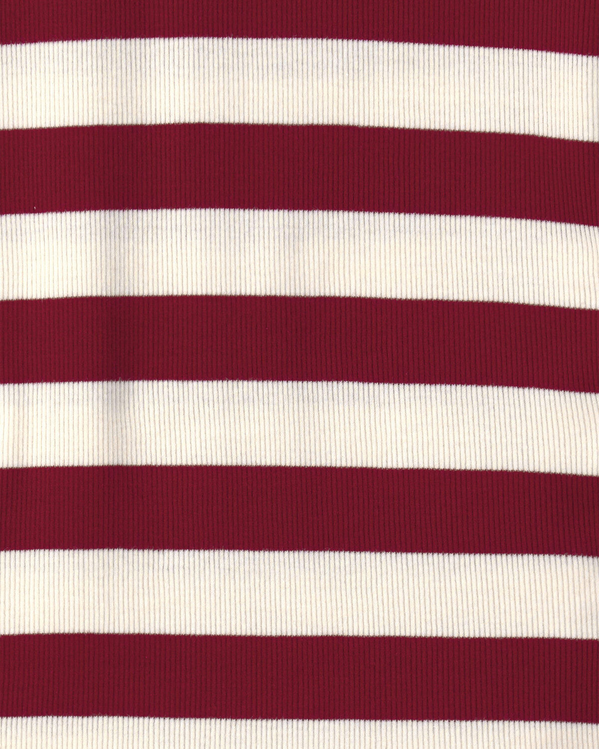 Kids 2-Piece Organic Cotton Ribbed Pajamas in Stripes - Image 3