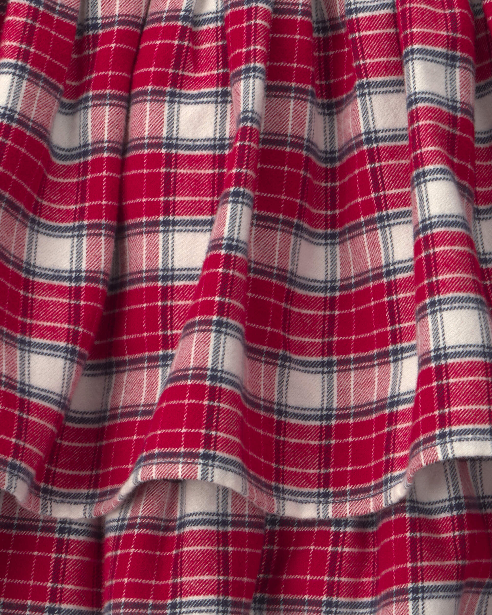 Girls Organic Cotton Flannel Skirt - Image 4