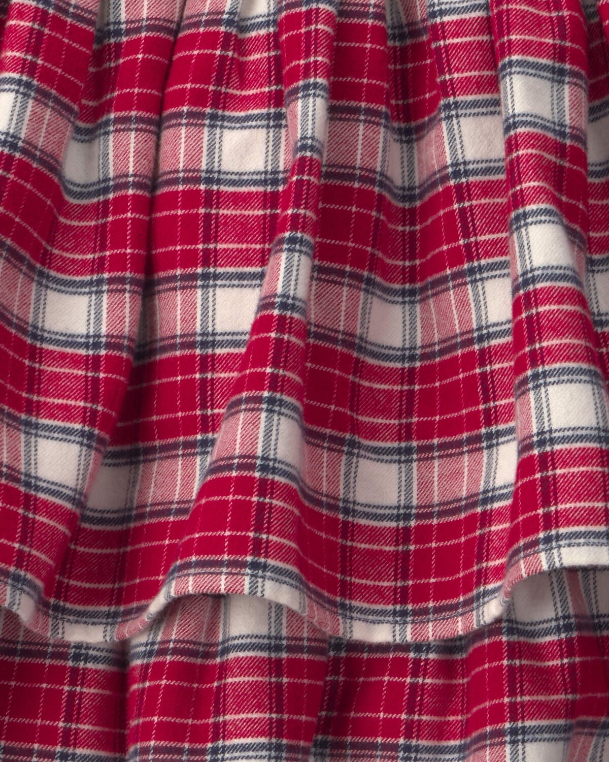 Girls Organic Cotton Flannel Skirt - Image 2